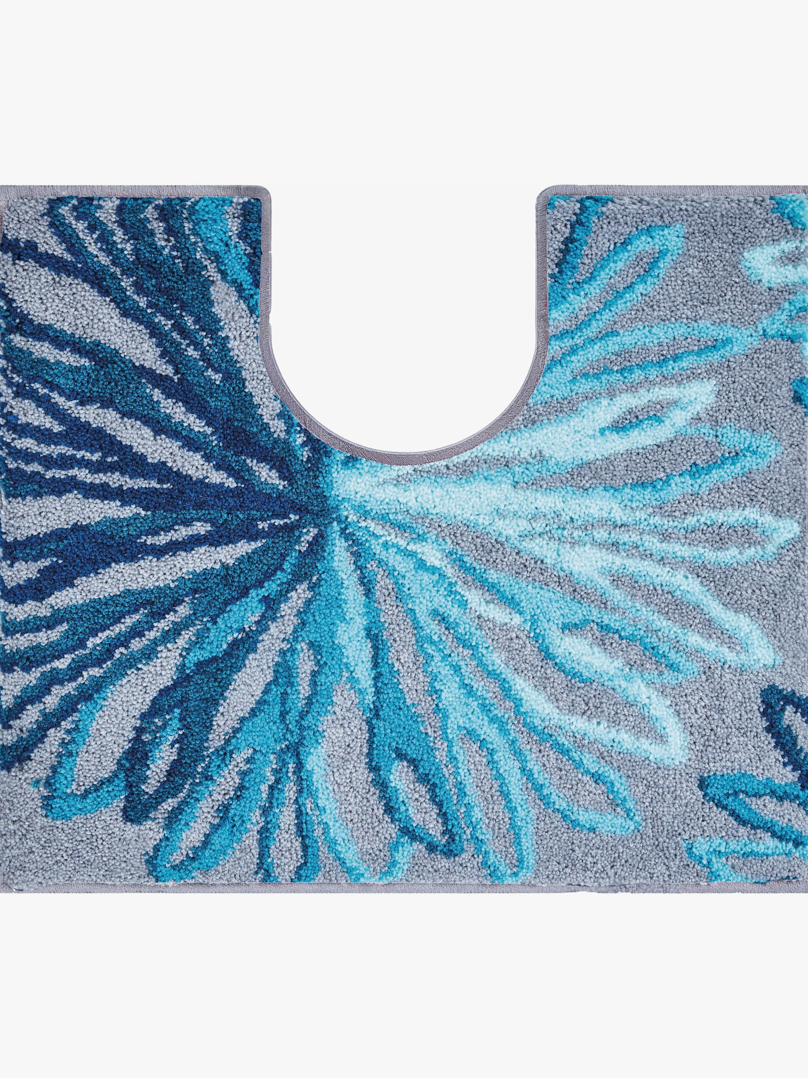 Grund Badematte - türkis-grau