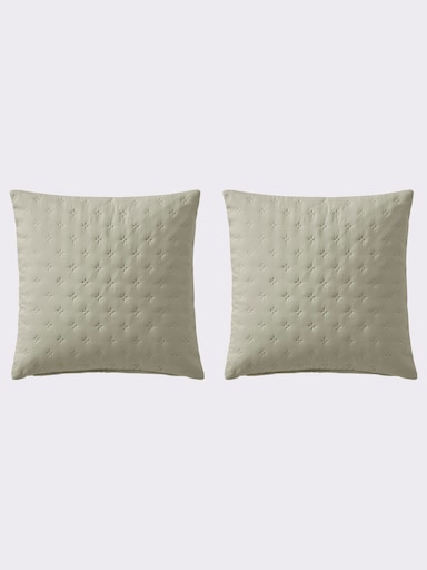 heine home Kissenhülle - grün