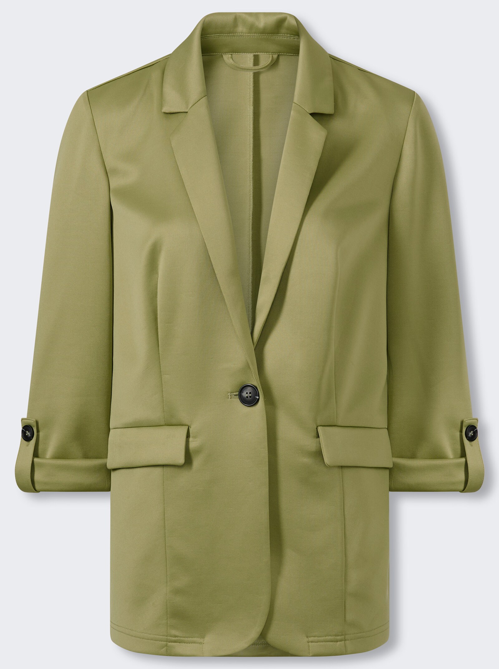 Jerseyblazer in Interlock-Qualität - schilf