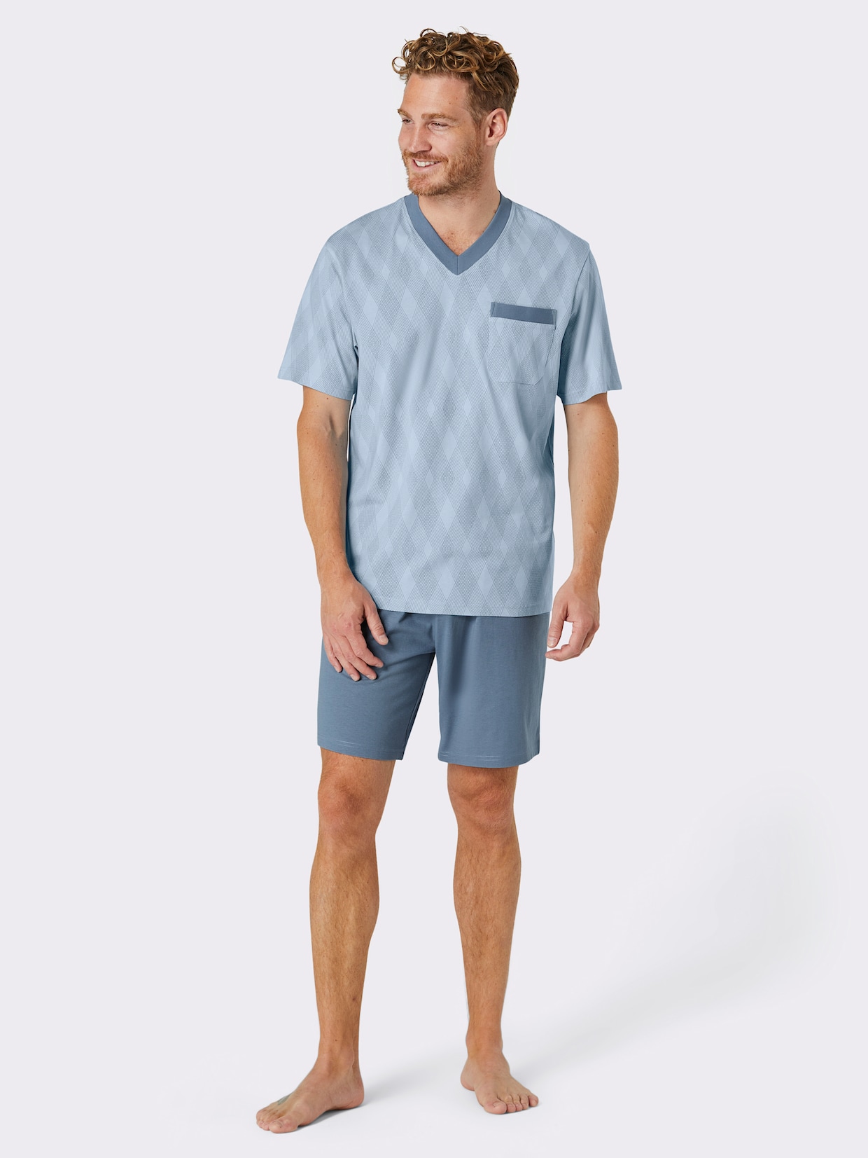 KINGsCLUB Shortys - mint + blau