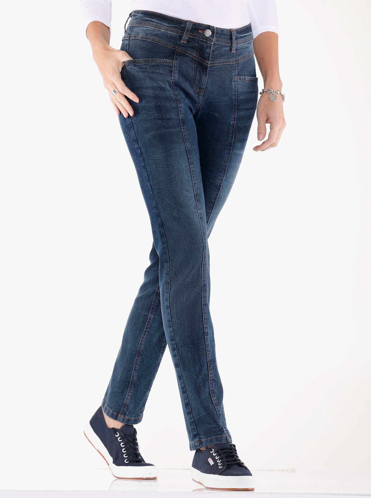 Jeans - dark-blue
