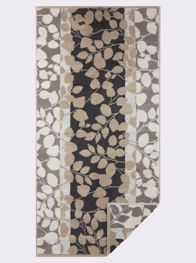Cawö Handdoek - sesam gedessineerd