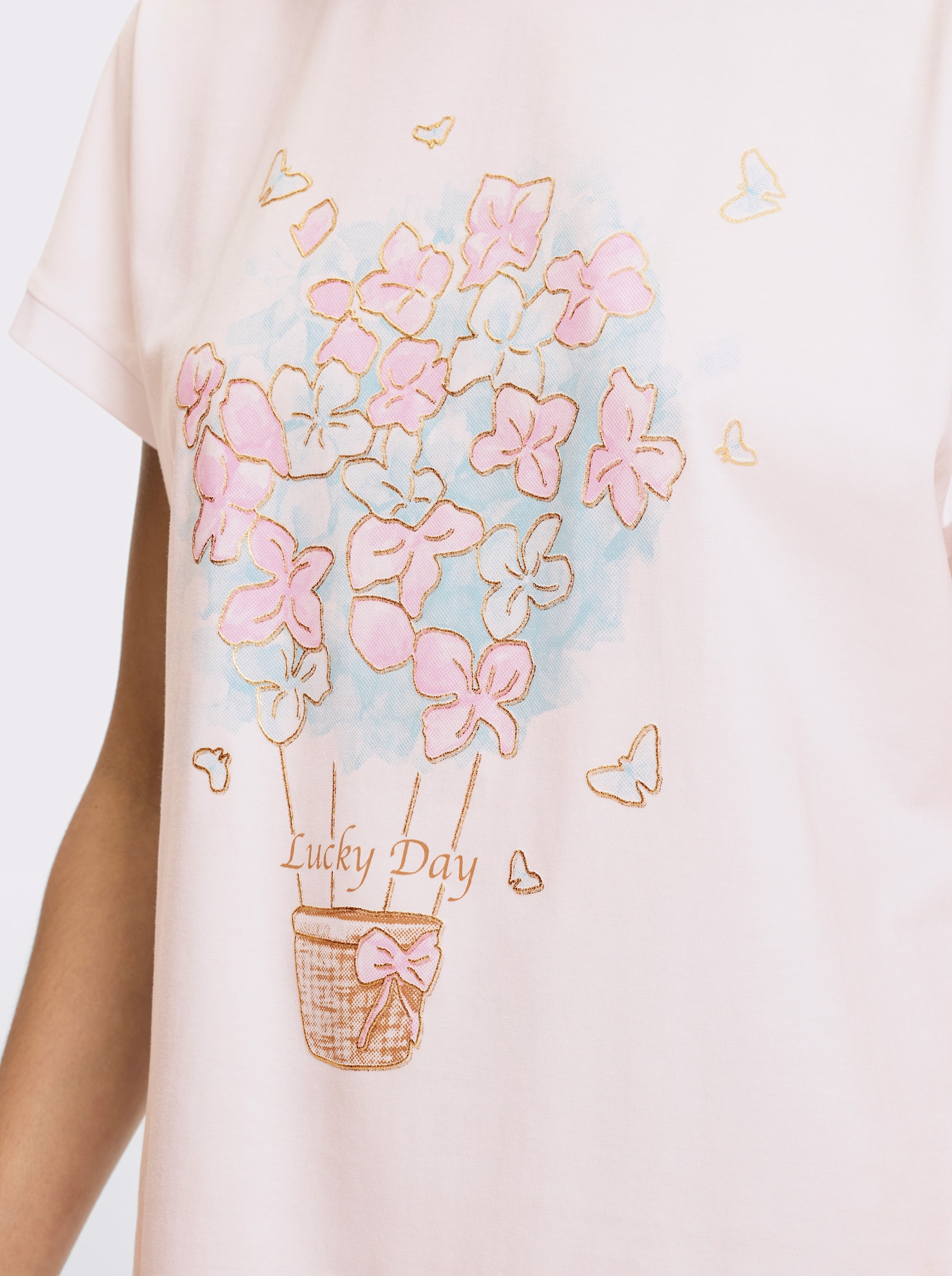 heine Kurzarmshirt - weiß