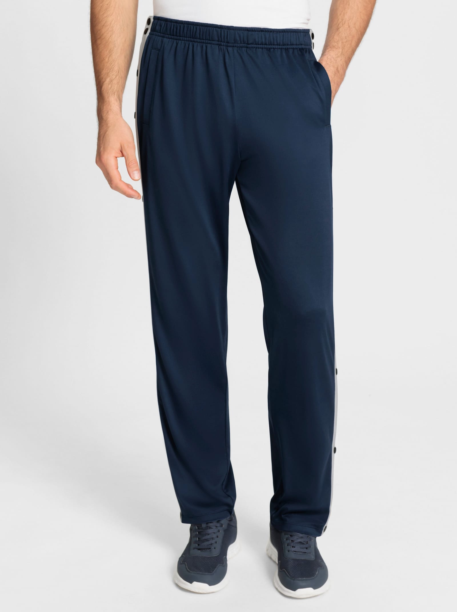 Catamaran Sports Freizeithose mit seitlicher Druckknopfleiste - dunkelblau