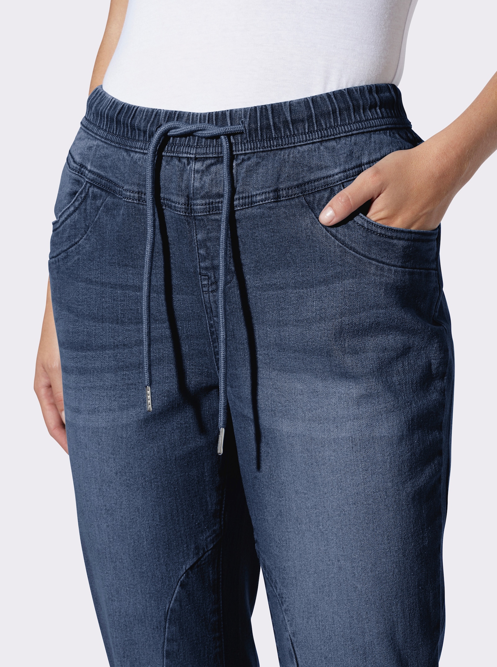 heine 7/8-Hose mit Dehnbund - dark blue