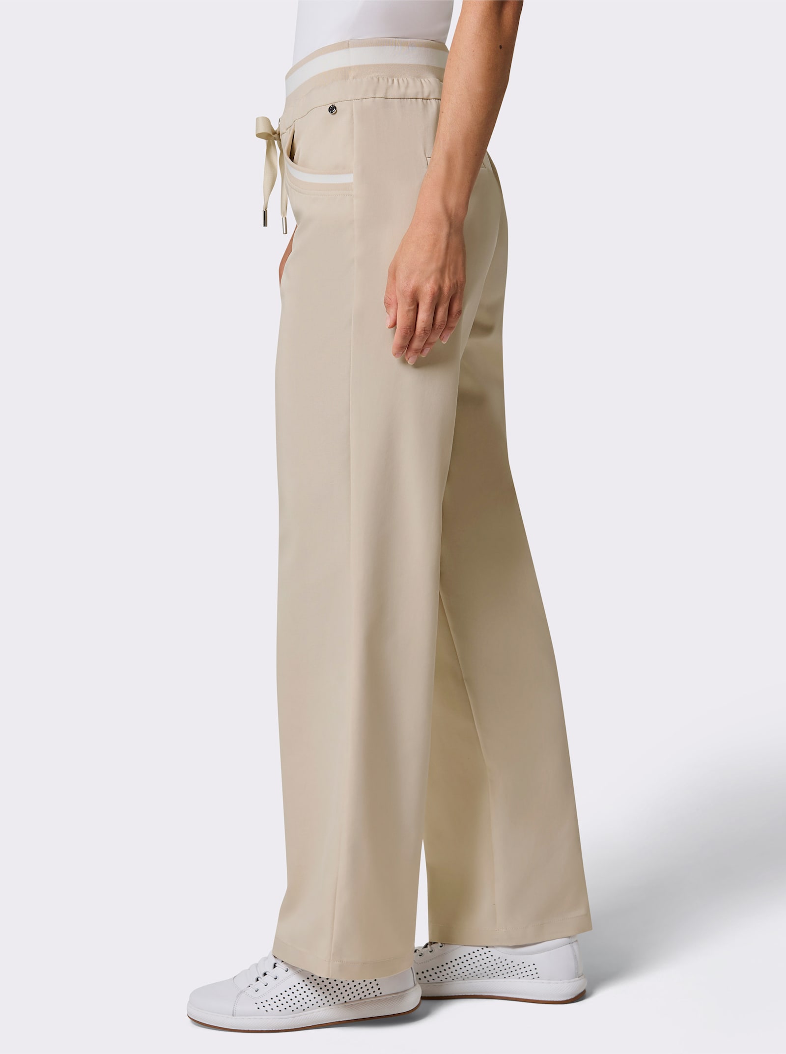 CREATION L PREMIUM Schlupfhose mit Komfort-Bund - sand