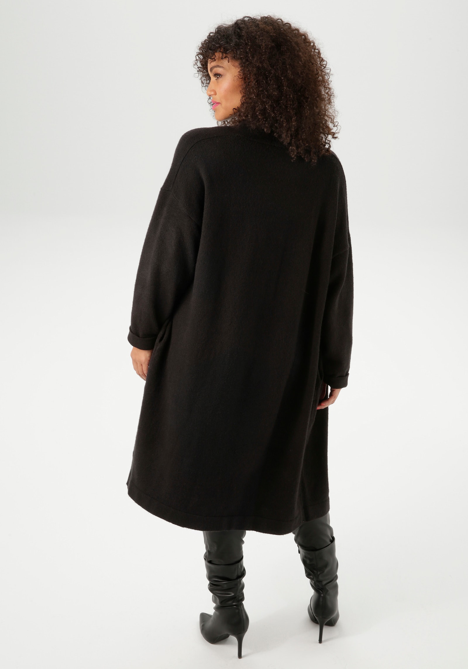 Aniston PLUS Strickjacke - schwarz