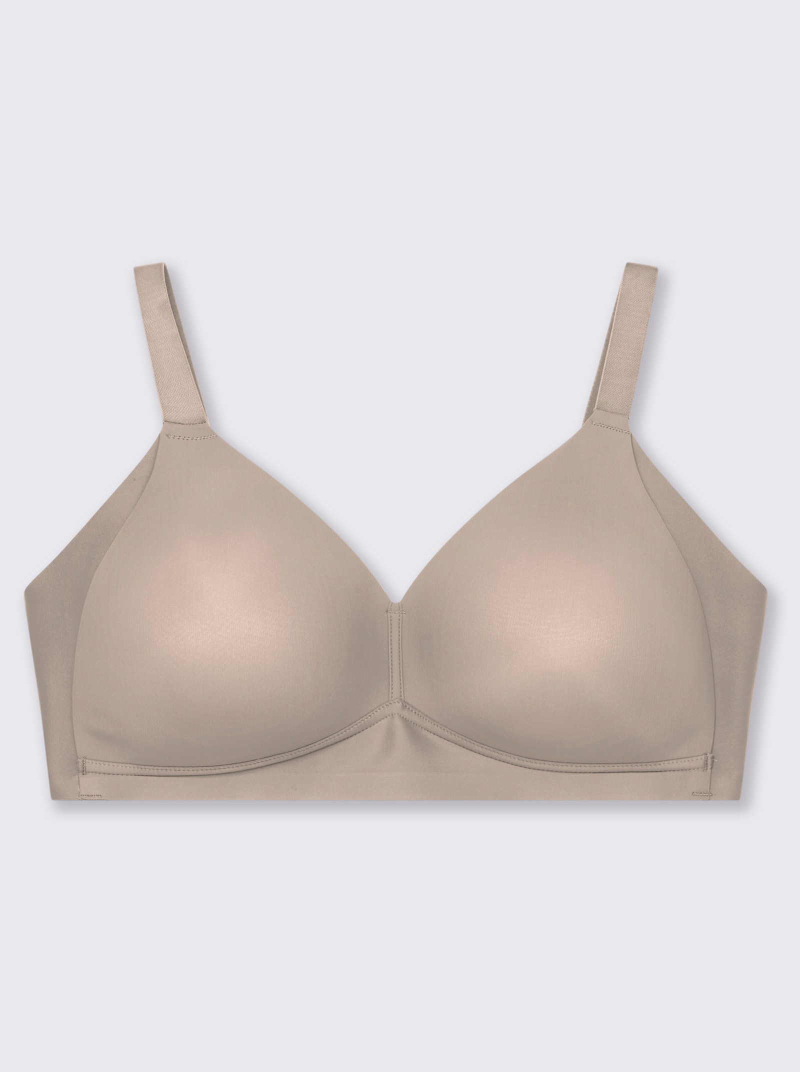 Naturana T-Shirt-BH ohne Bügel - elfenbein