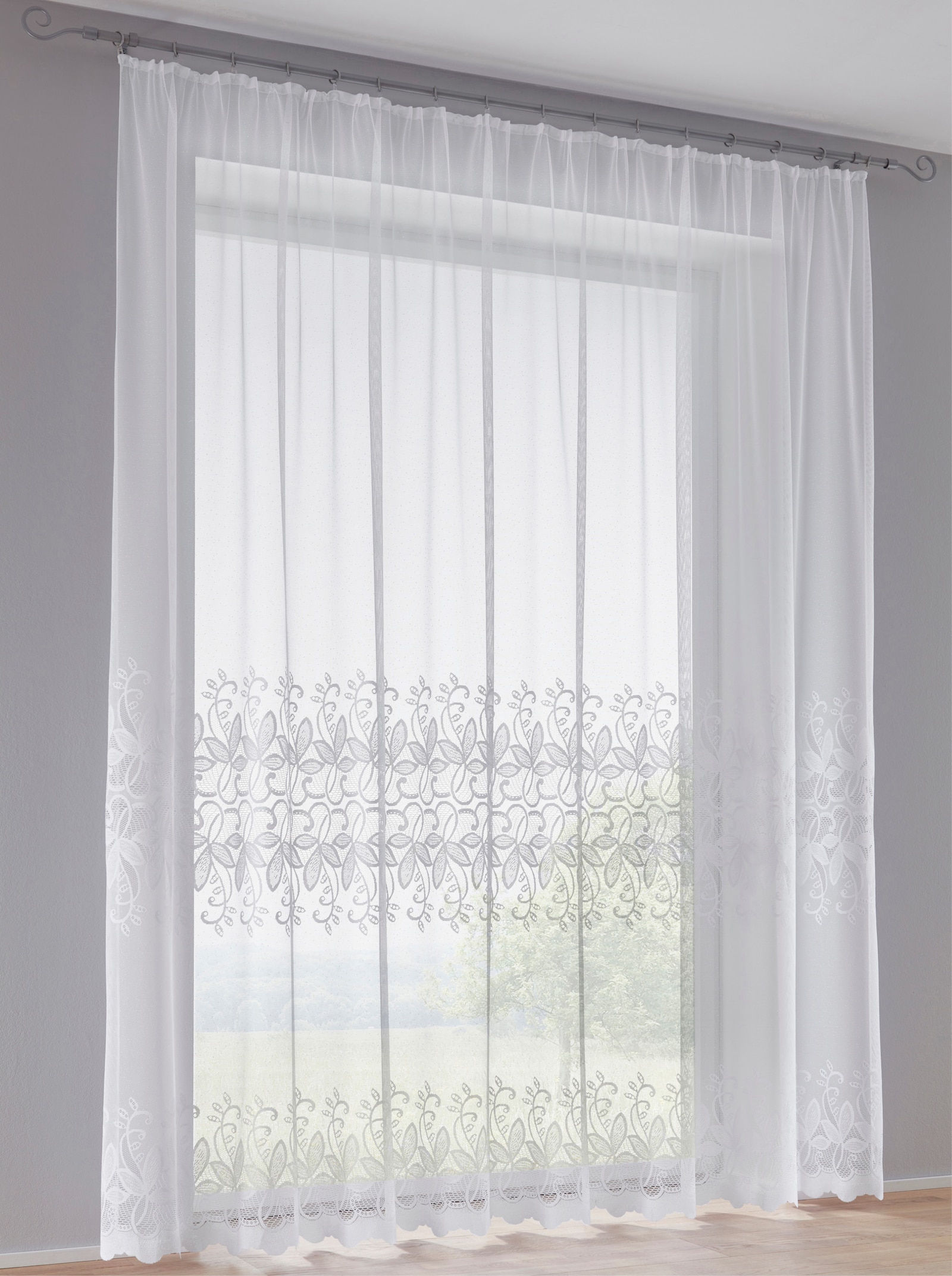 heine home Decoratieve vitrage - wit