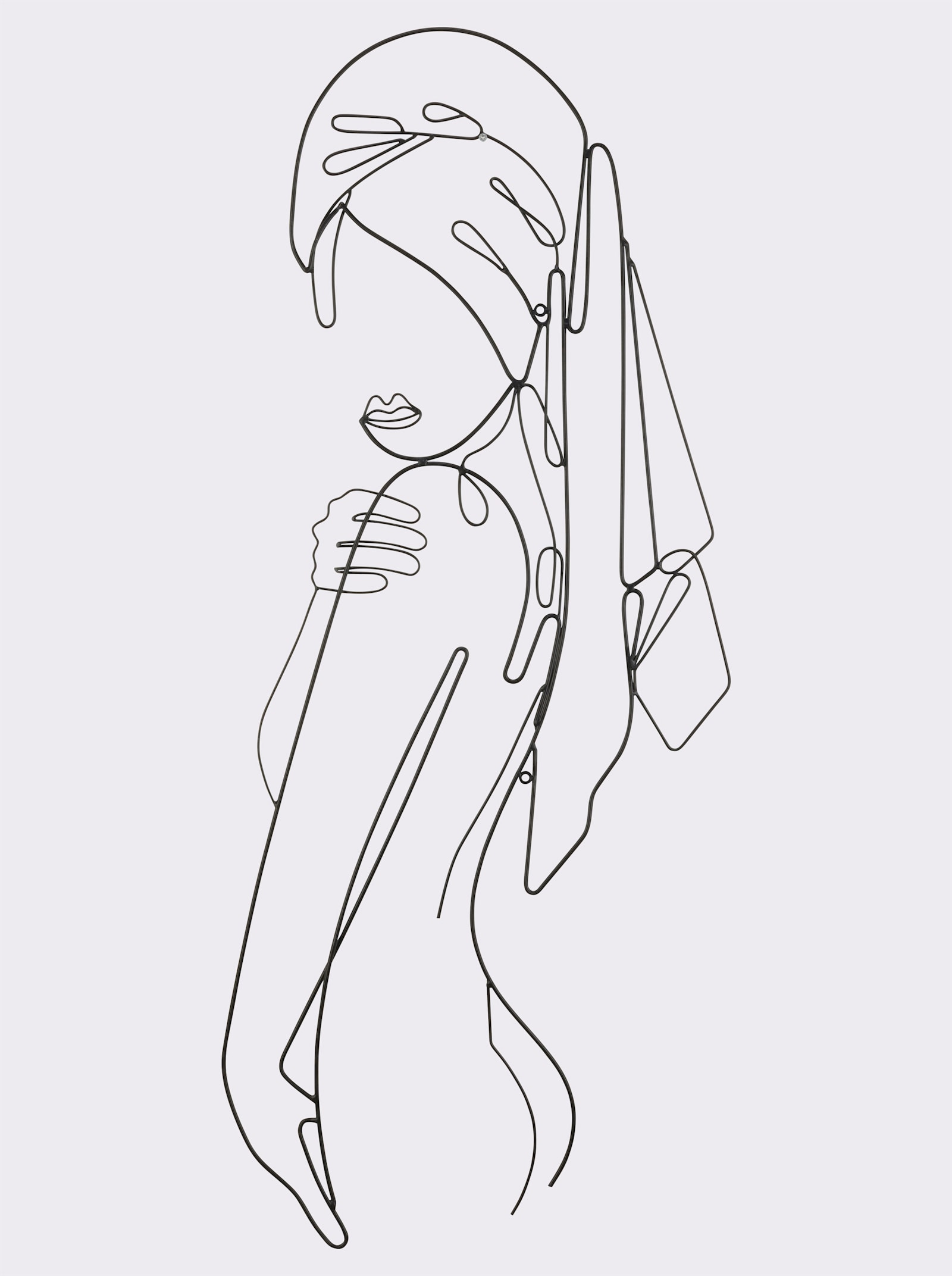 heine home Décoration murale - noir