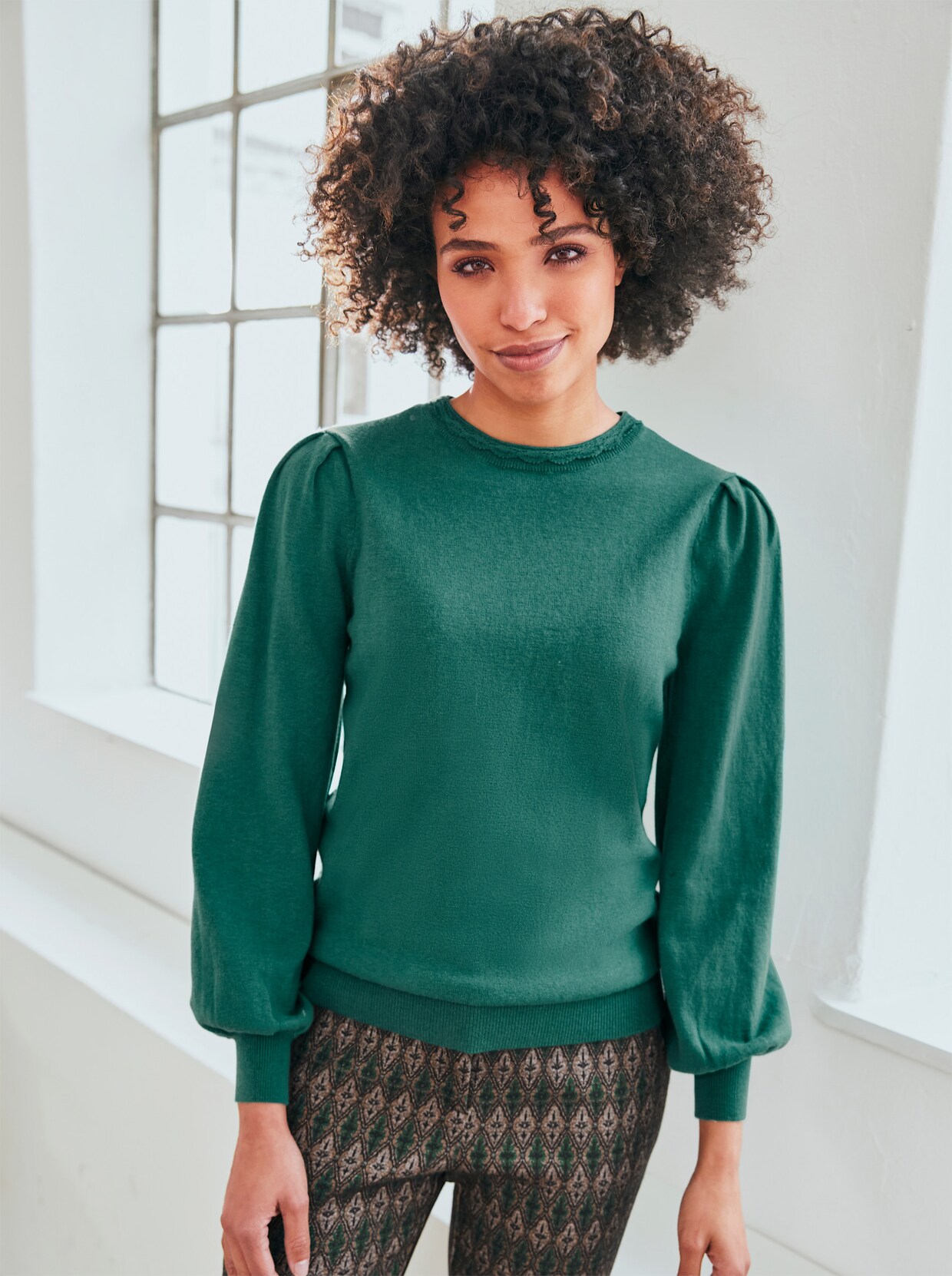 heine Pullover - grün
