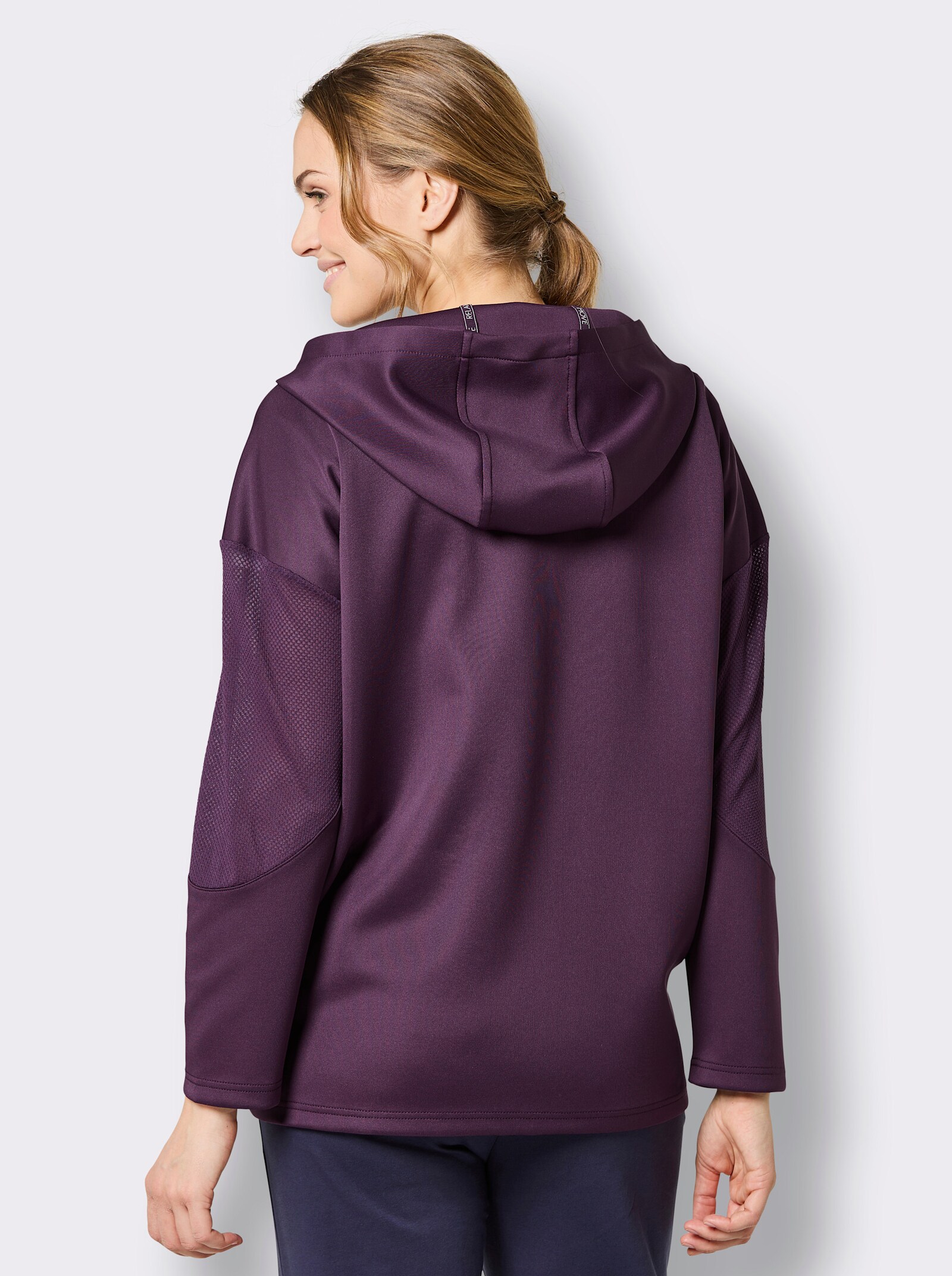 Catamaran Sports Funktionsjacke Mesh-Besätzen - traube