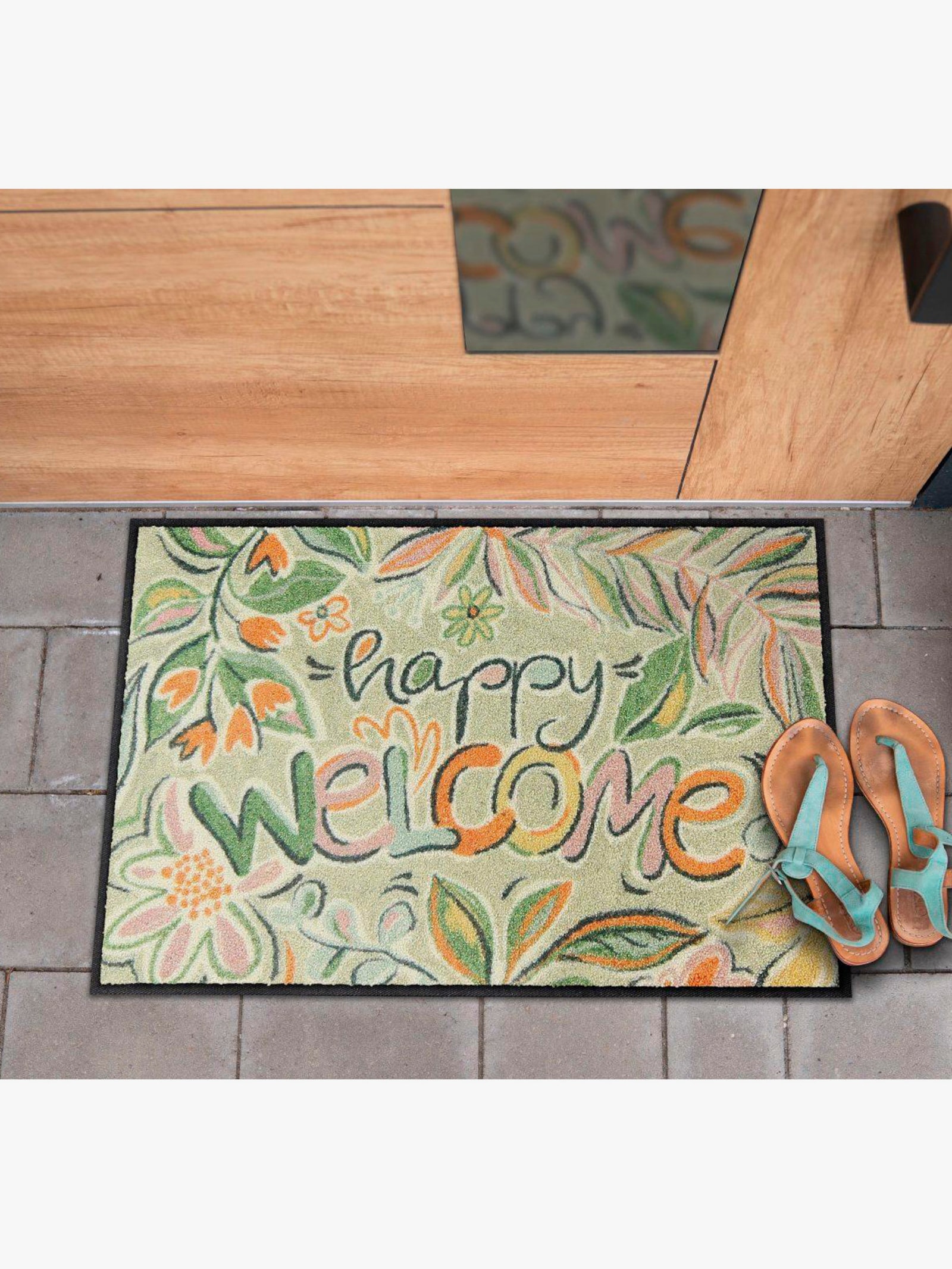 Salonloewe Fußmatte - beige-bunt