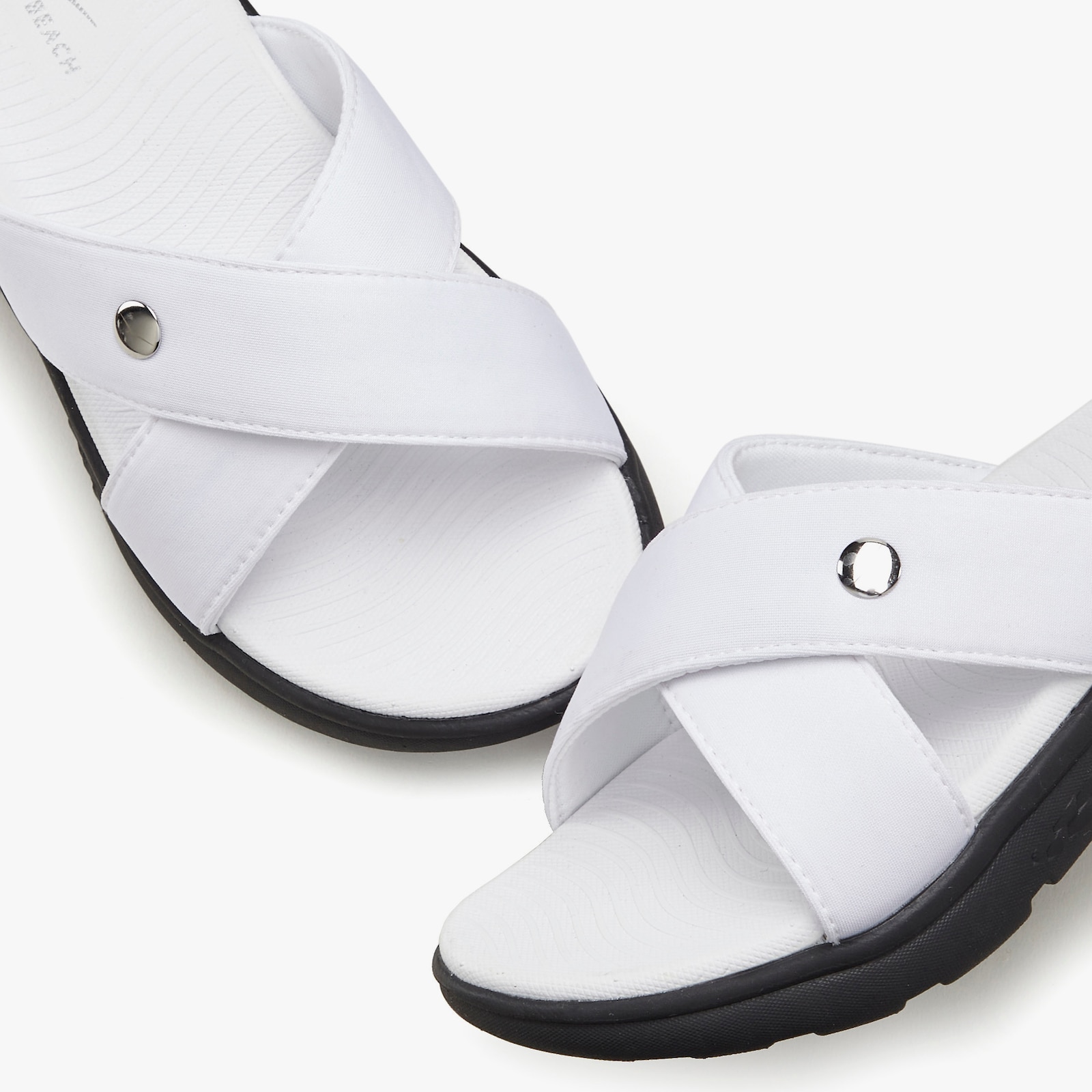 Venice Beach Mules de bain - blanc