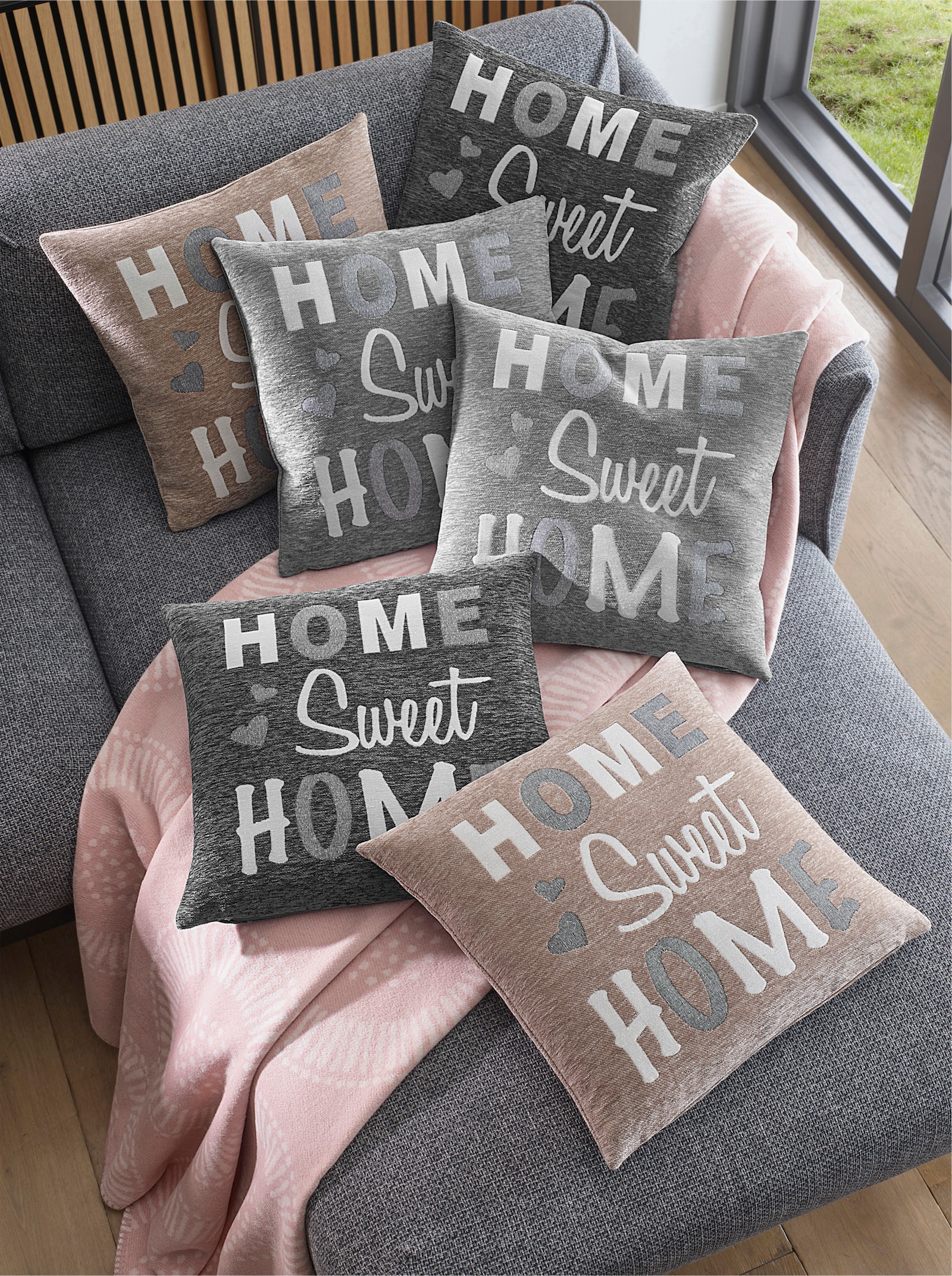 Kissenhülle - anthrazit