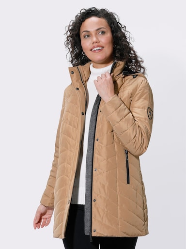 Steppjacke in Microfaser-Qualität - camel