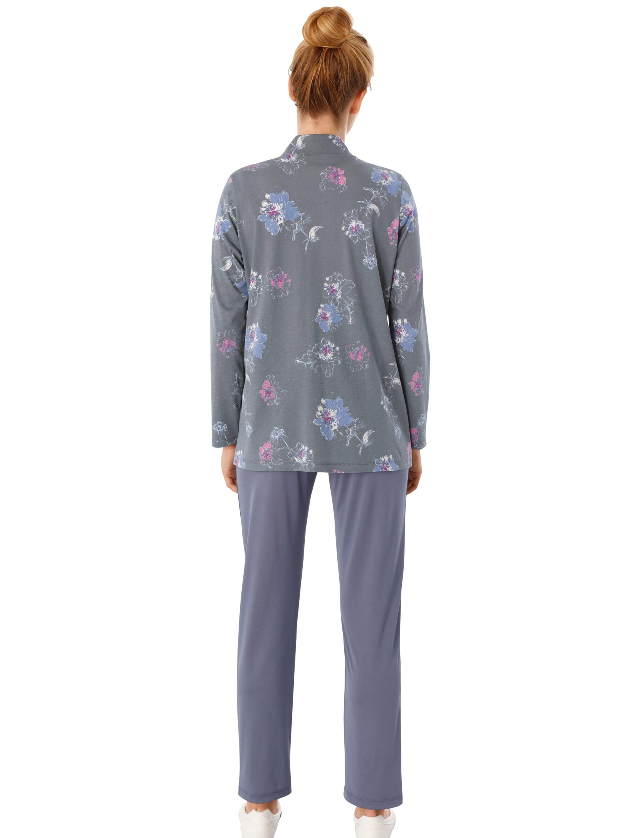 Freizeitjacke - grau-bedruckt