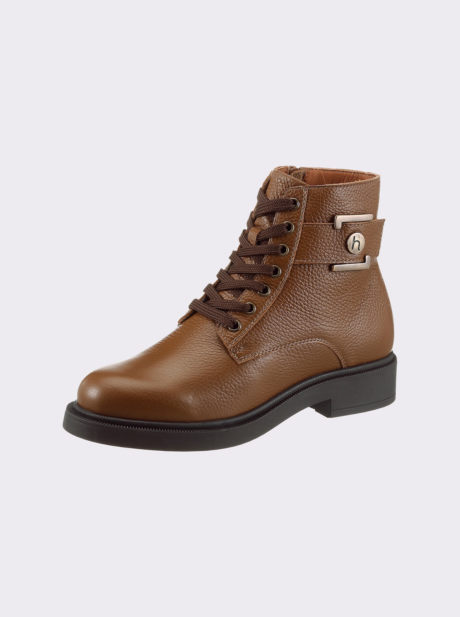 Andrea Conti Schnürstiefelette - cognac