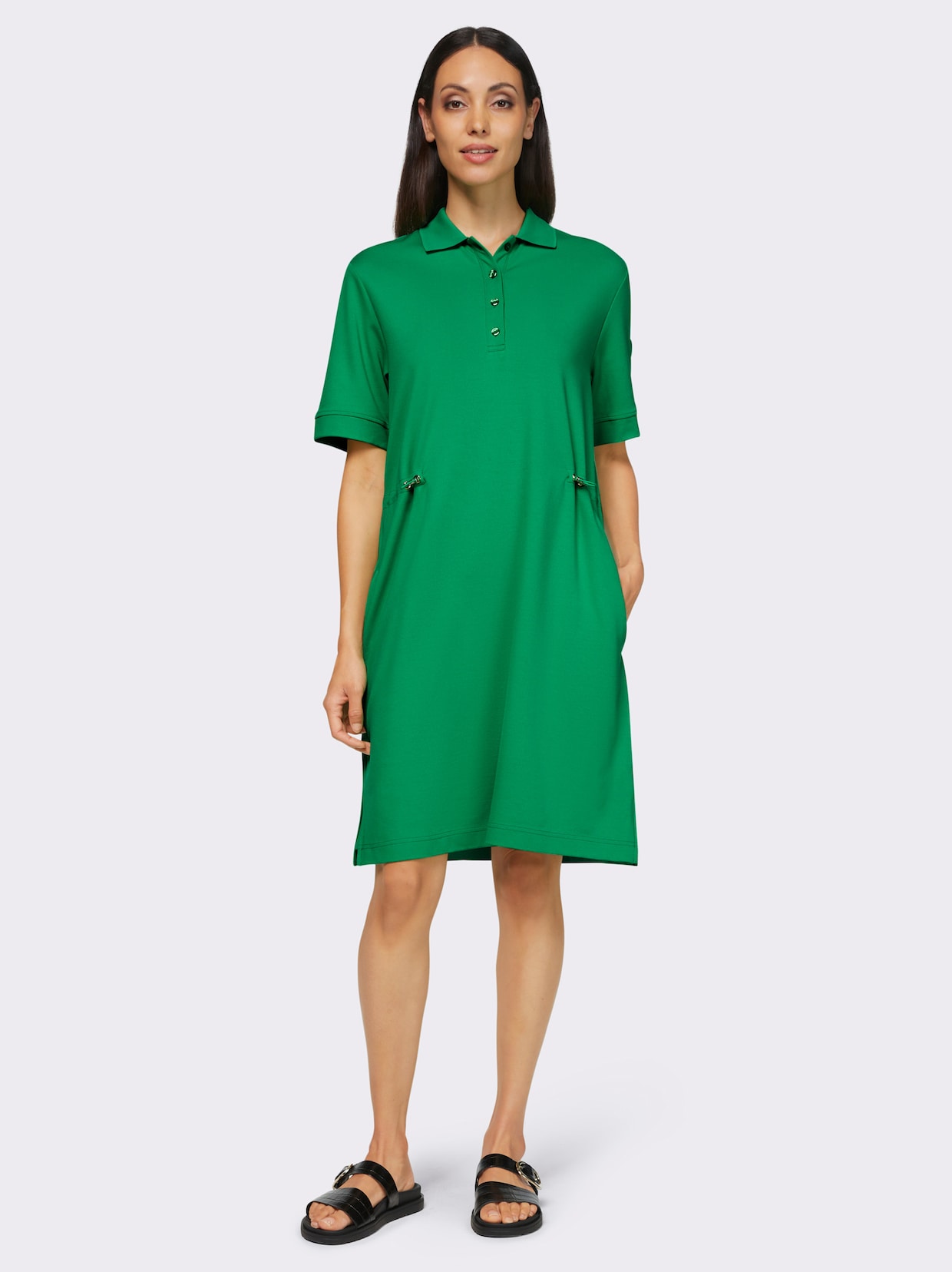 heine Jersey-Kleid - grasgrün