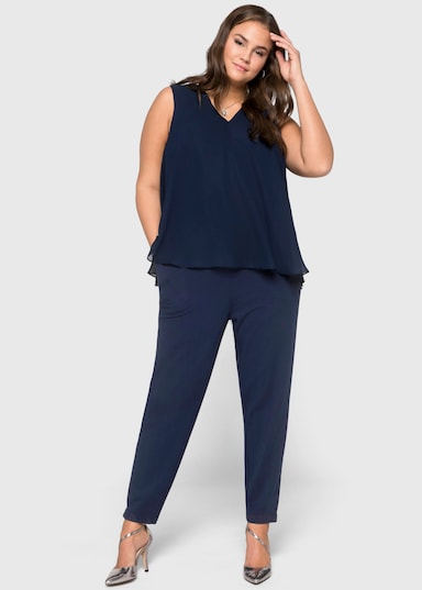 sheego Jumpsuit - marine