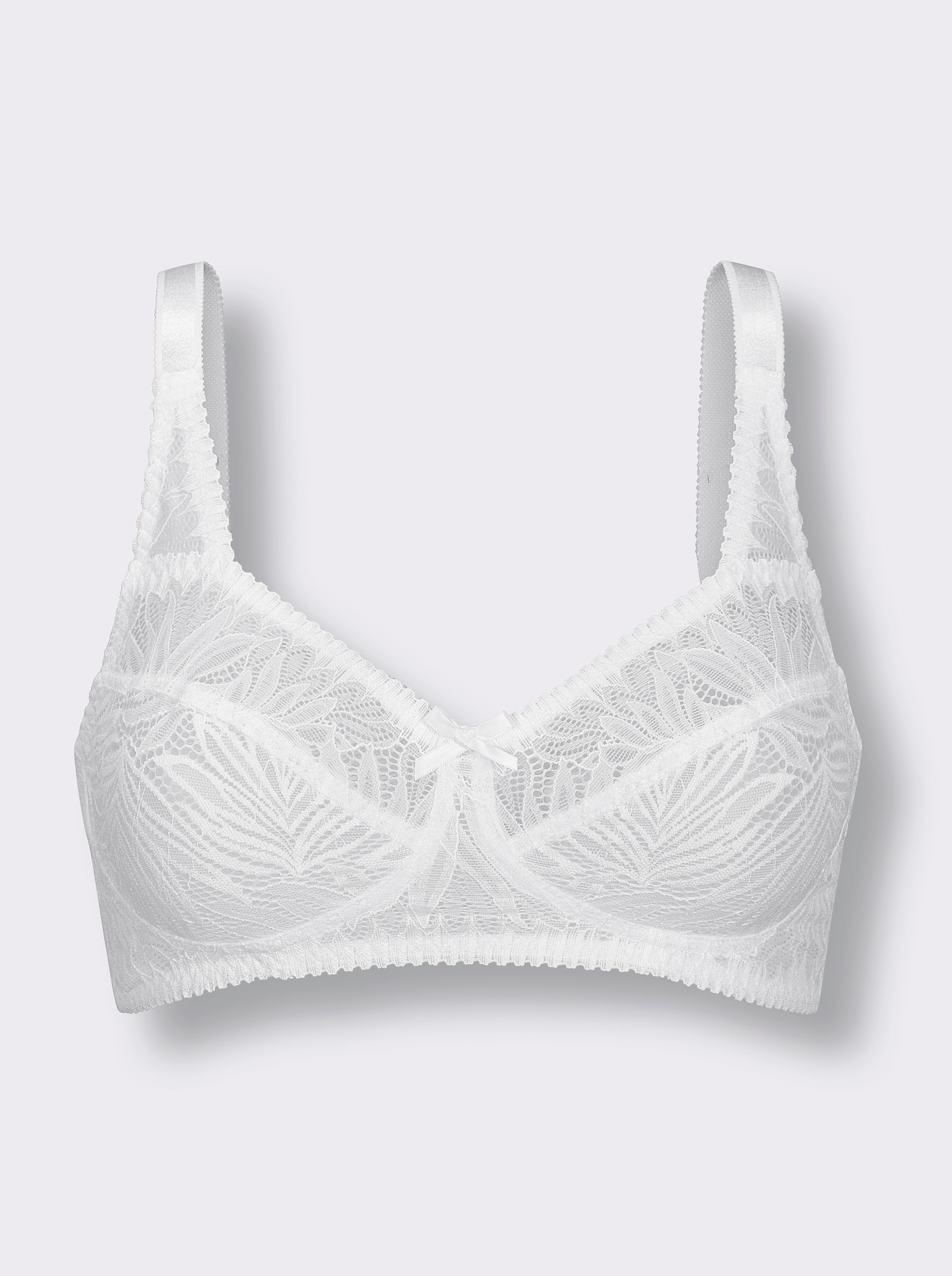 wäschepur BH ohne Bügel - weiss