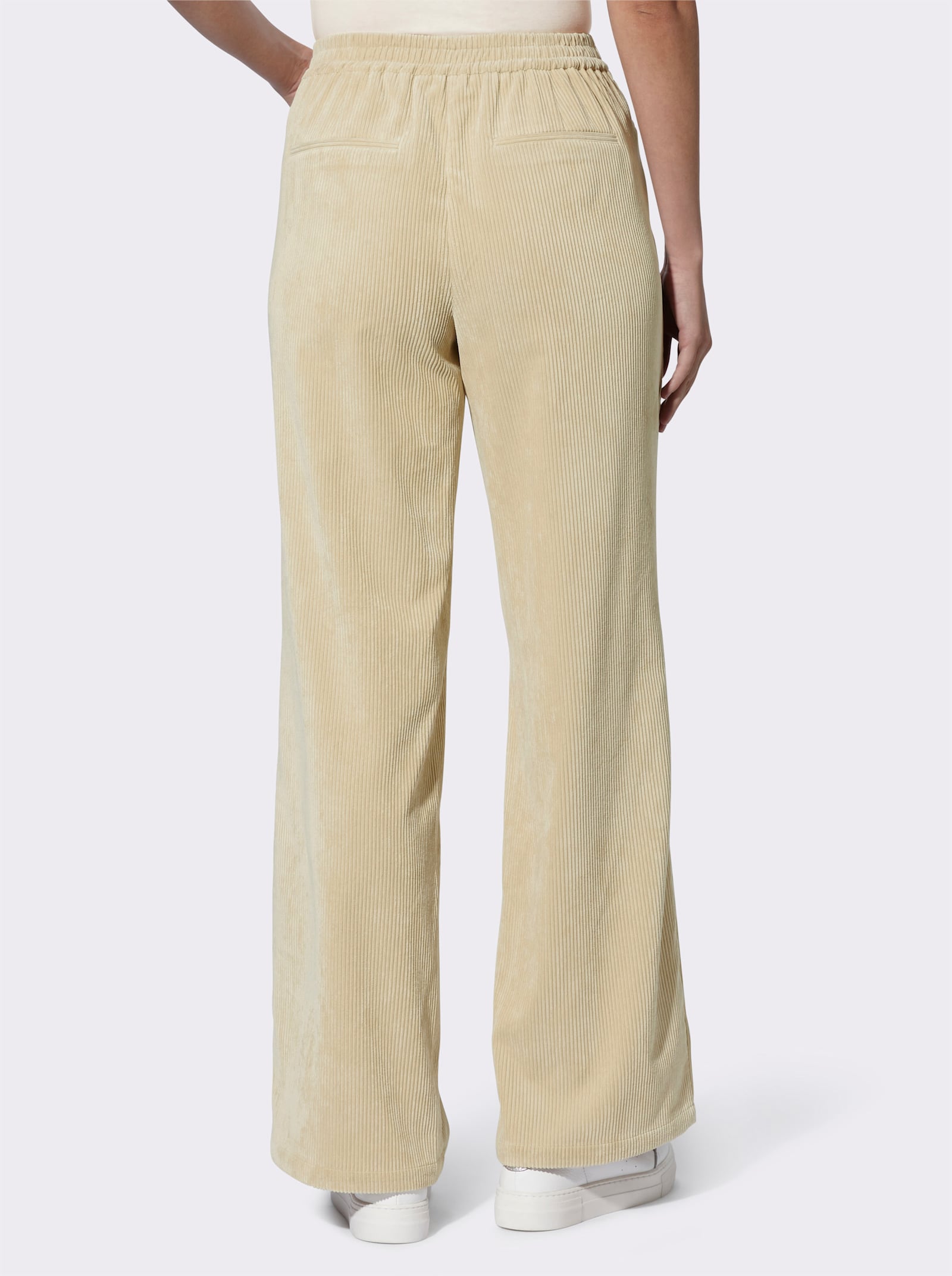 heine Cordhose mit Dehnbund hinten - sand