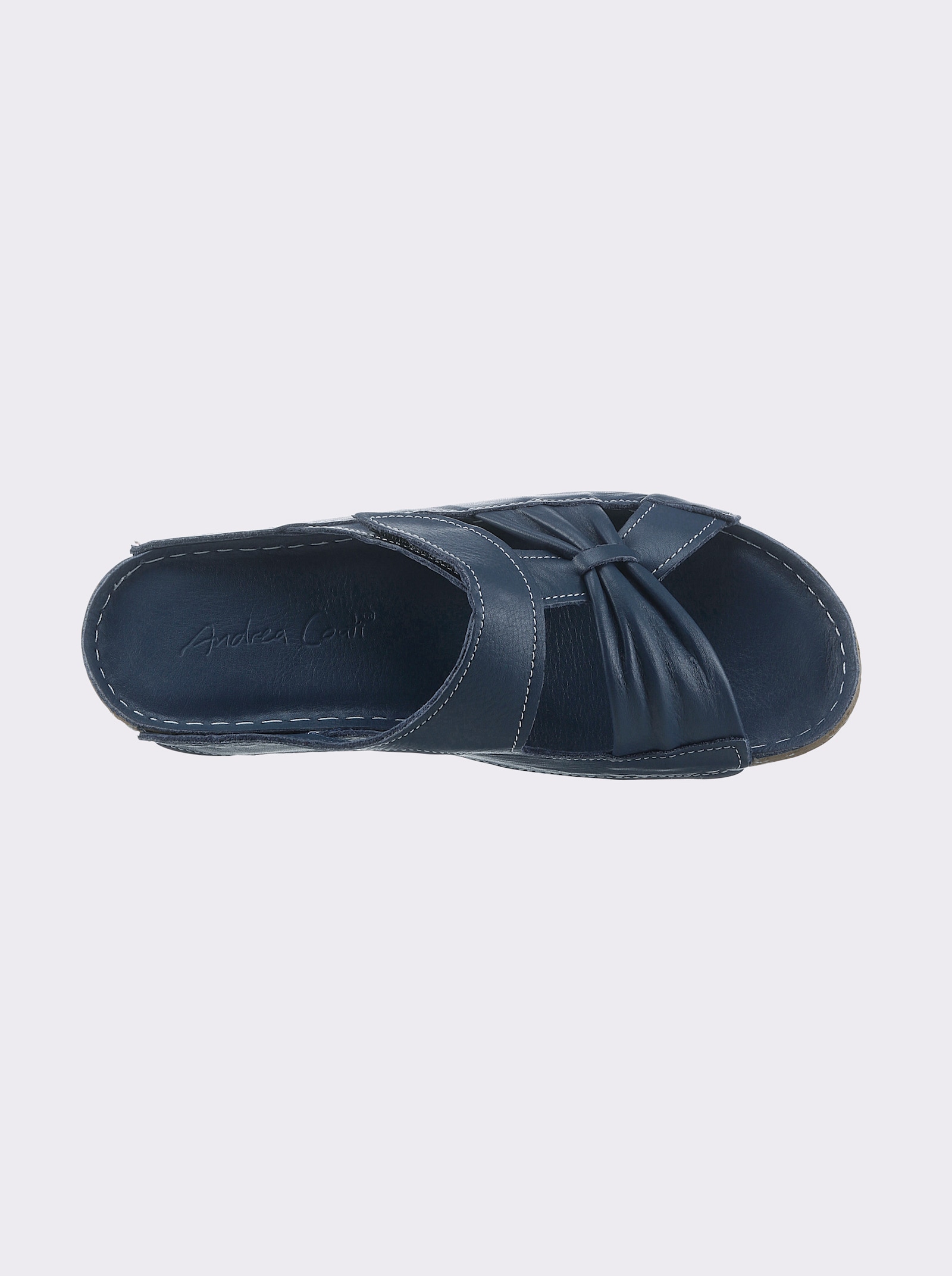 Andrea Conti Pantolette in extra leichter Qualität - royalblau