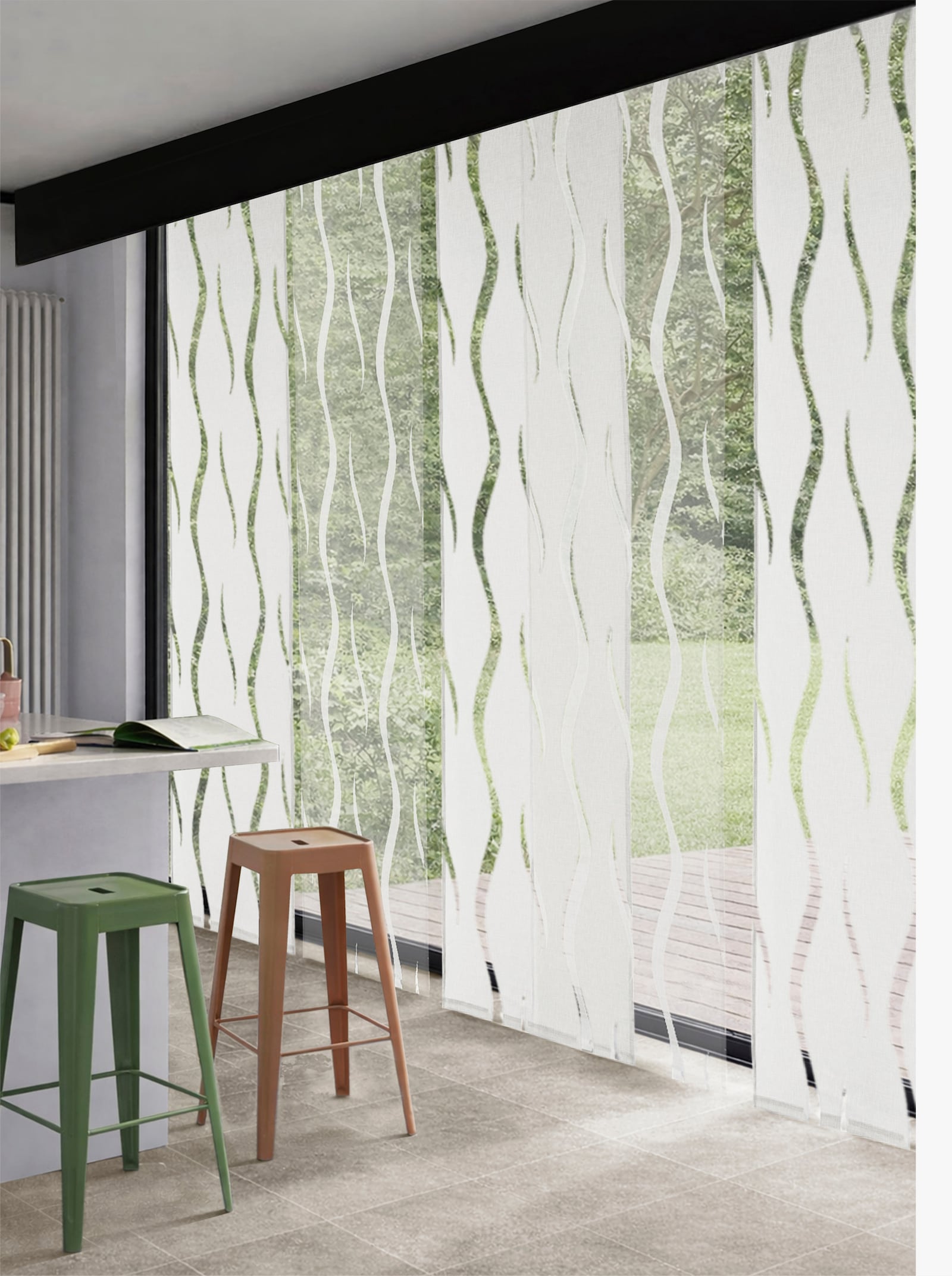 heine home Schiebevorhang - weiß