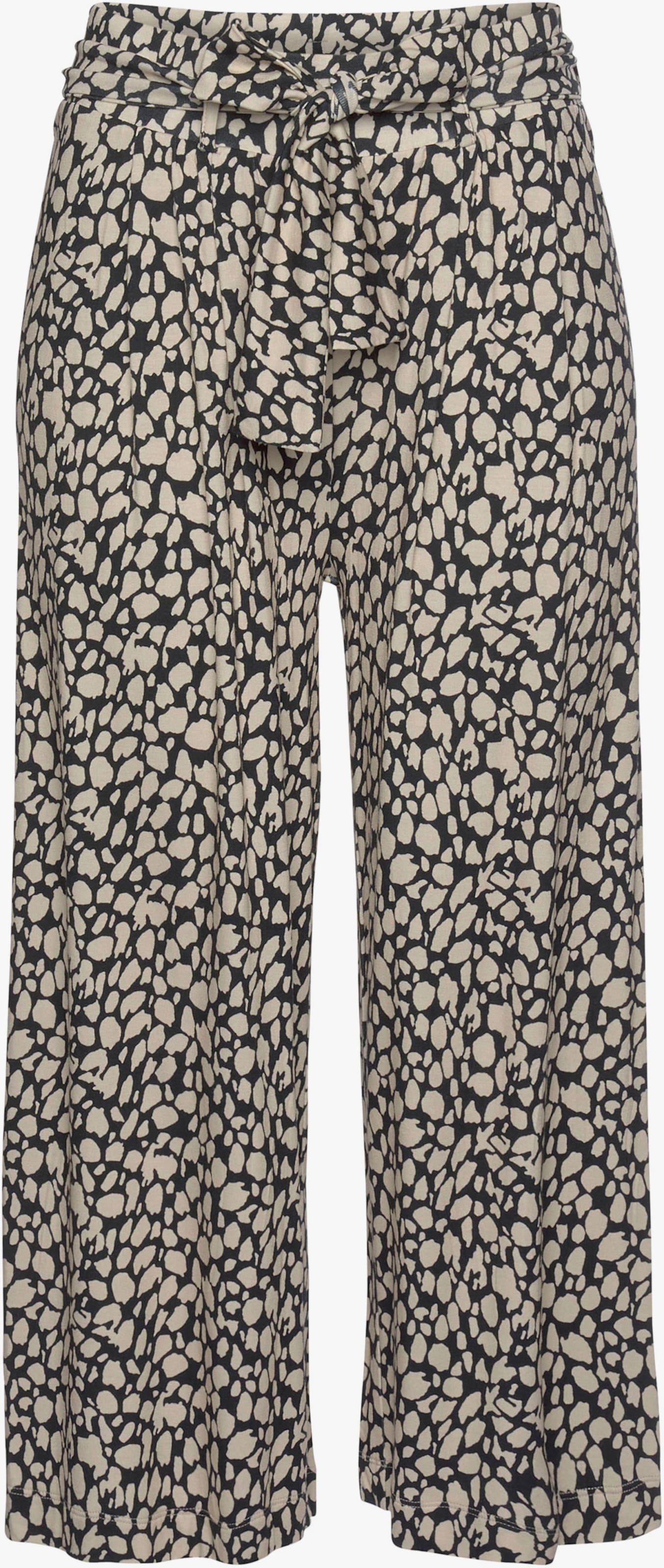 LASCANA Culotte - zwart/zand geprint