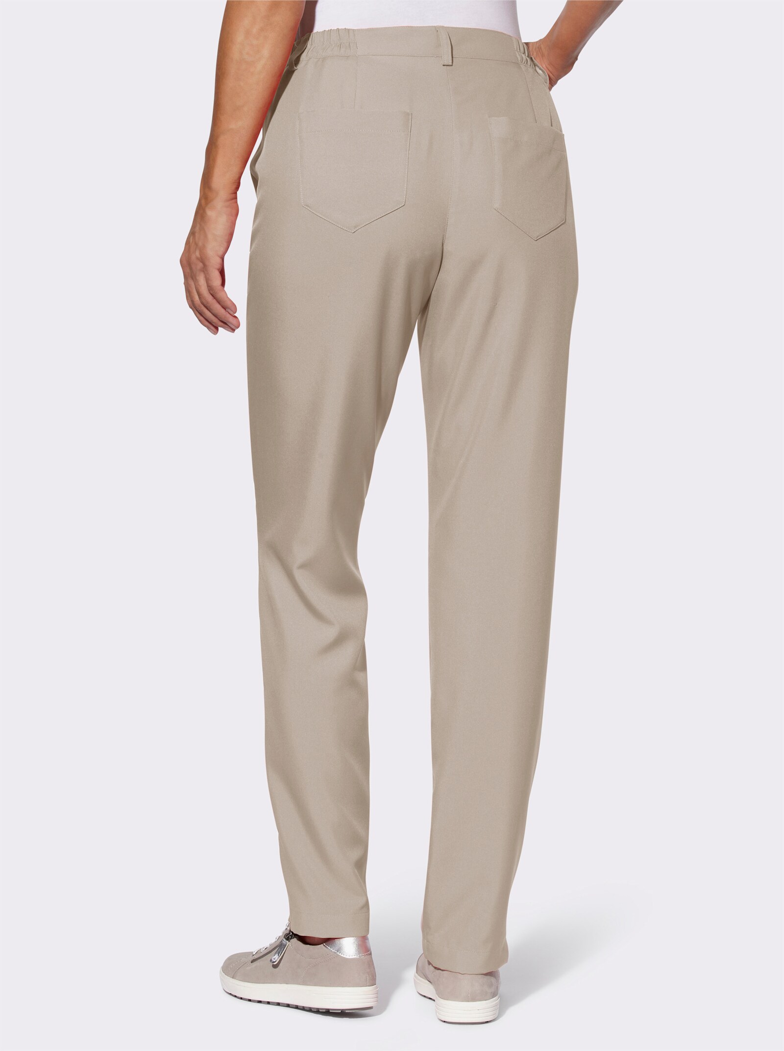 Byxa + resårlinning i sidan - sesam