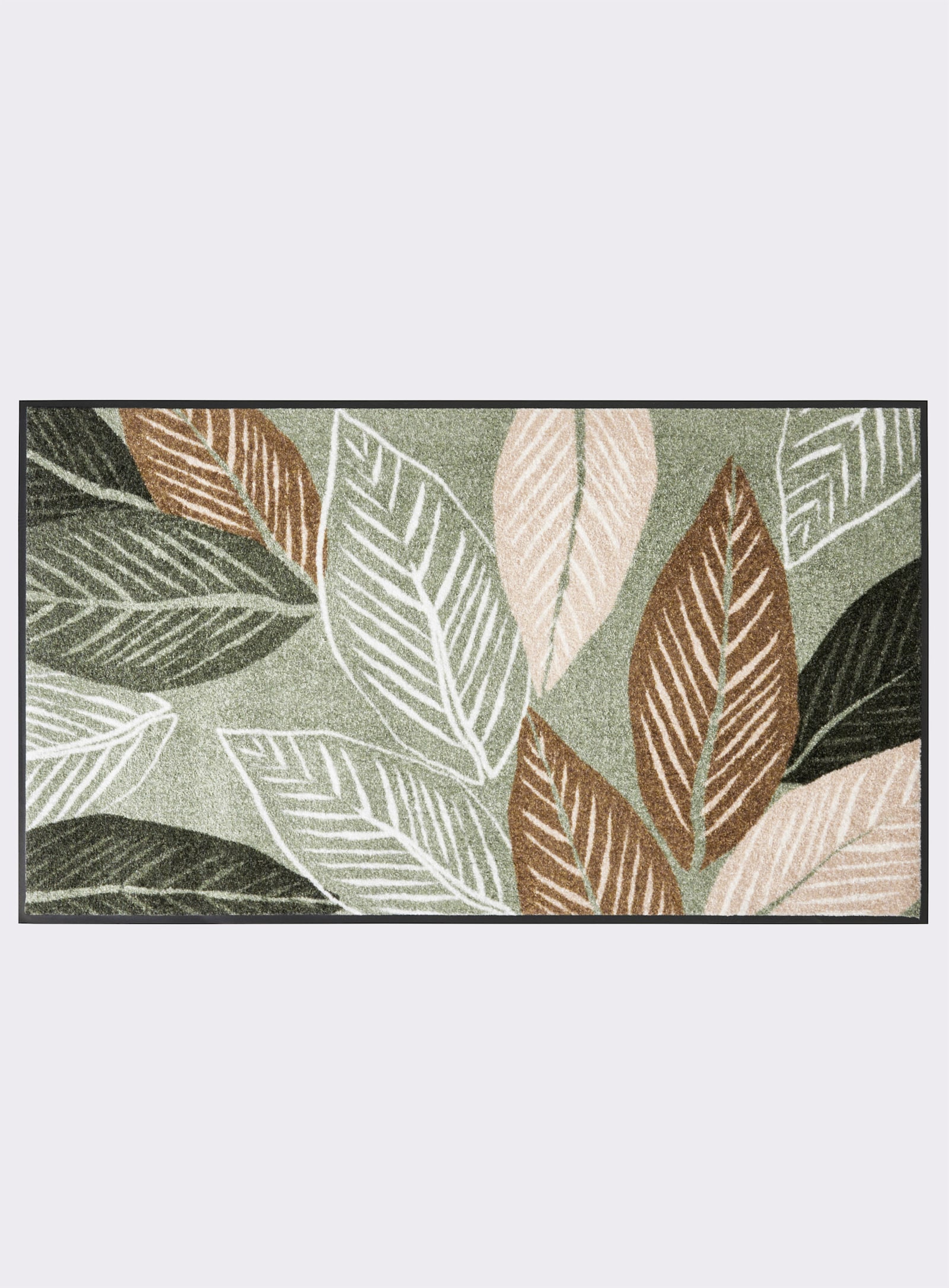 heine home Fußmatte - grün-beige