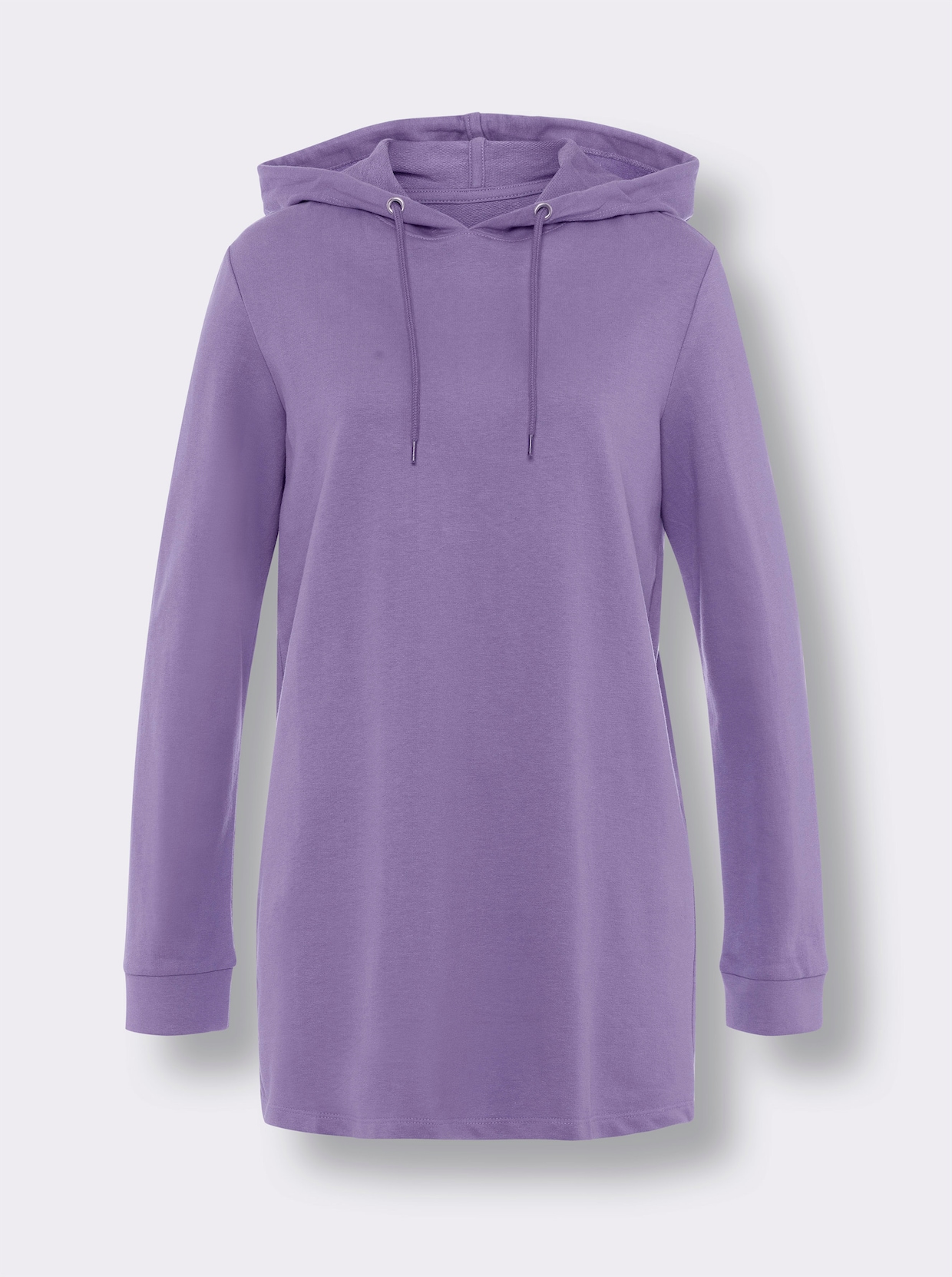 Lång sweatshirt - lavendel