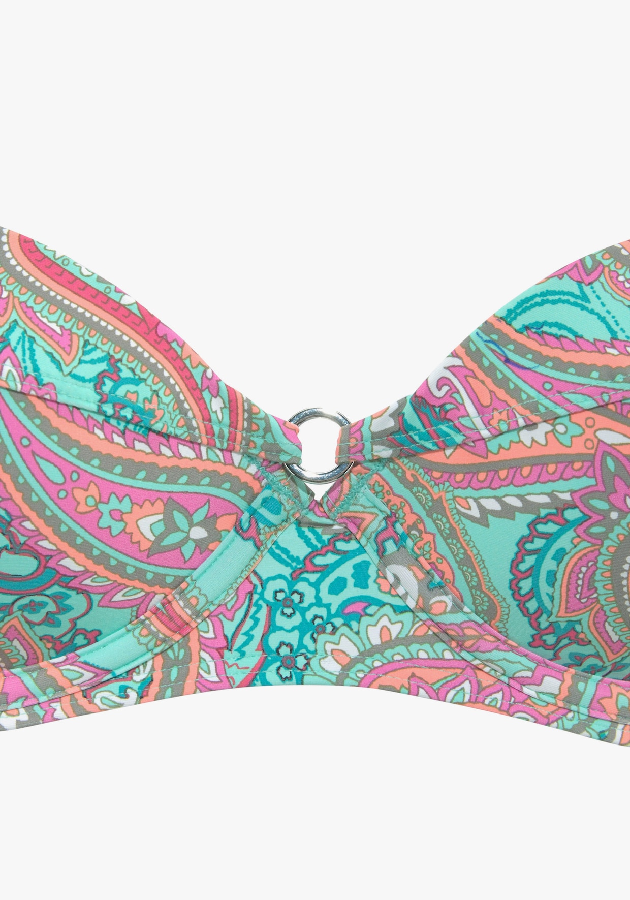 Venice Beach Beugelbikinitop - mint geprint