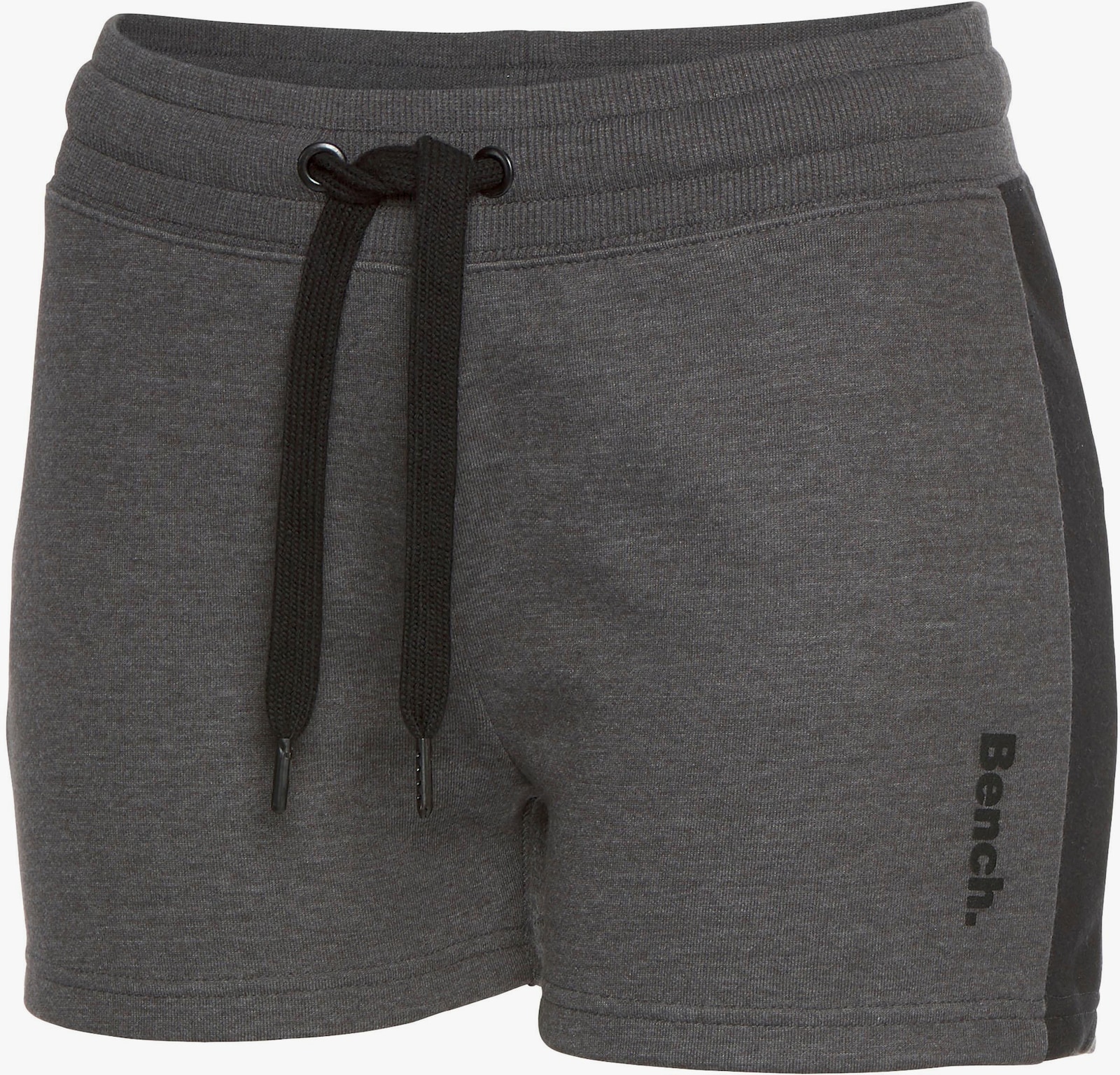 Bench. Loungewear Relaxshorts - anthrazit-meliert-schwarz