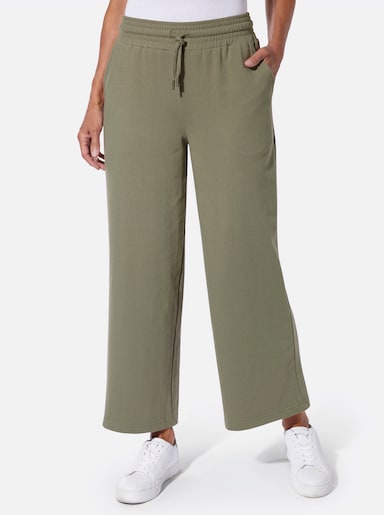  Sweathose mit Rundum-Dehnbund - khaki