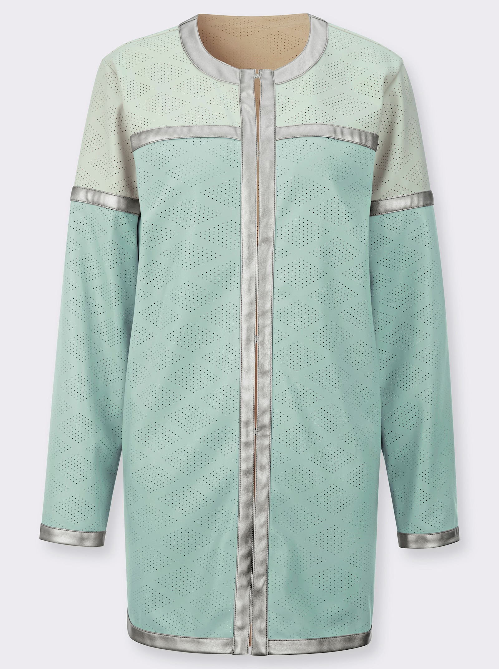 Mainpol Blazer en synthétique avec fermeture à crochet - menthe-menthe pastel