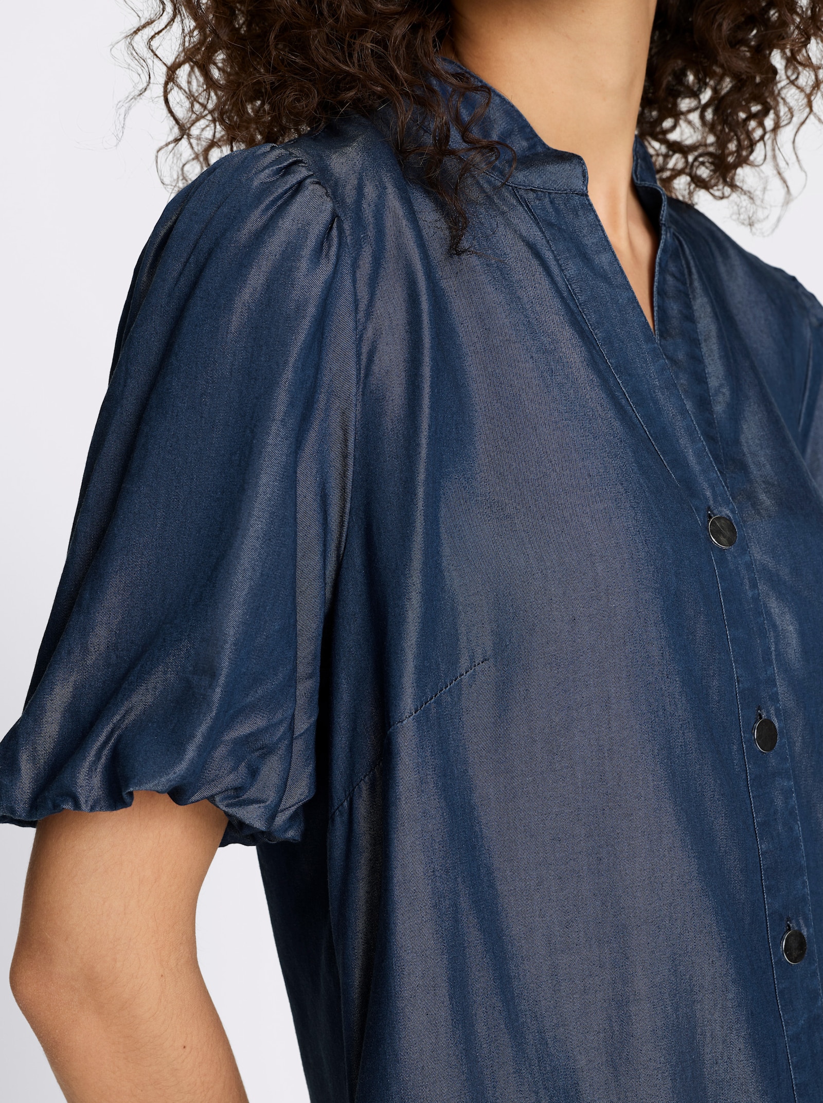 heine Blusenkleid mit Ballonärmeln - dark blue