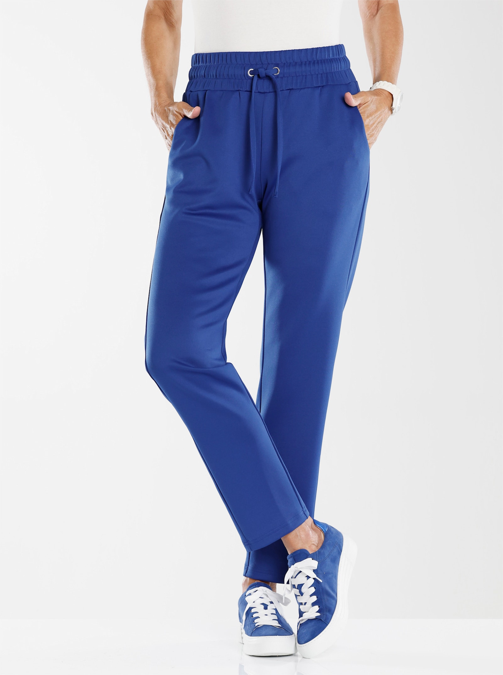 Schlupfhose in Stretch-Qualität - royalblau