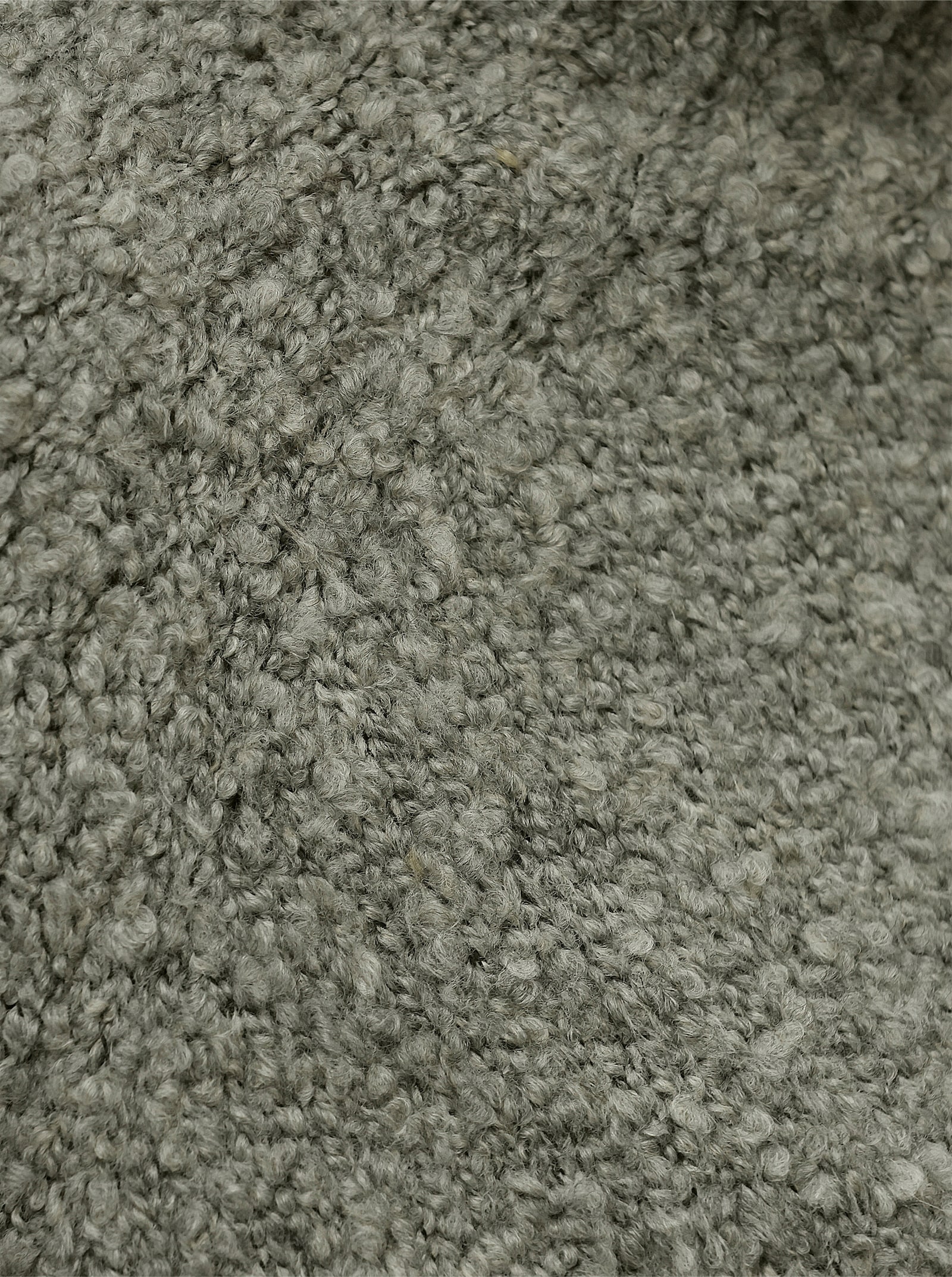 heine Strickpullover in Bouclé-Strick - khaki-schilf-meliert