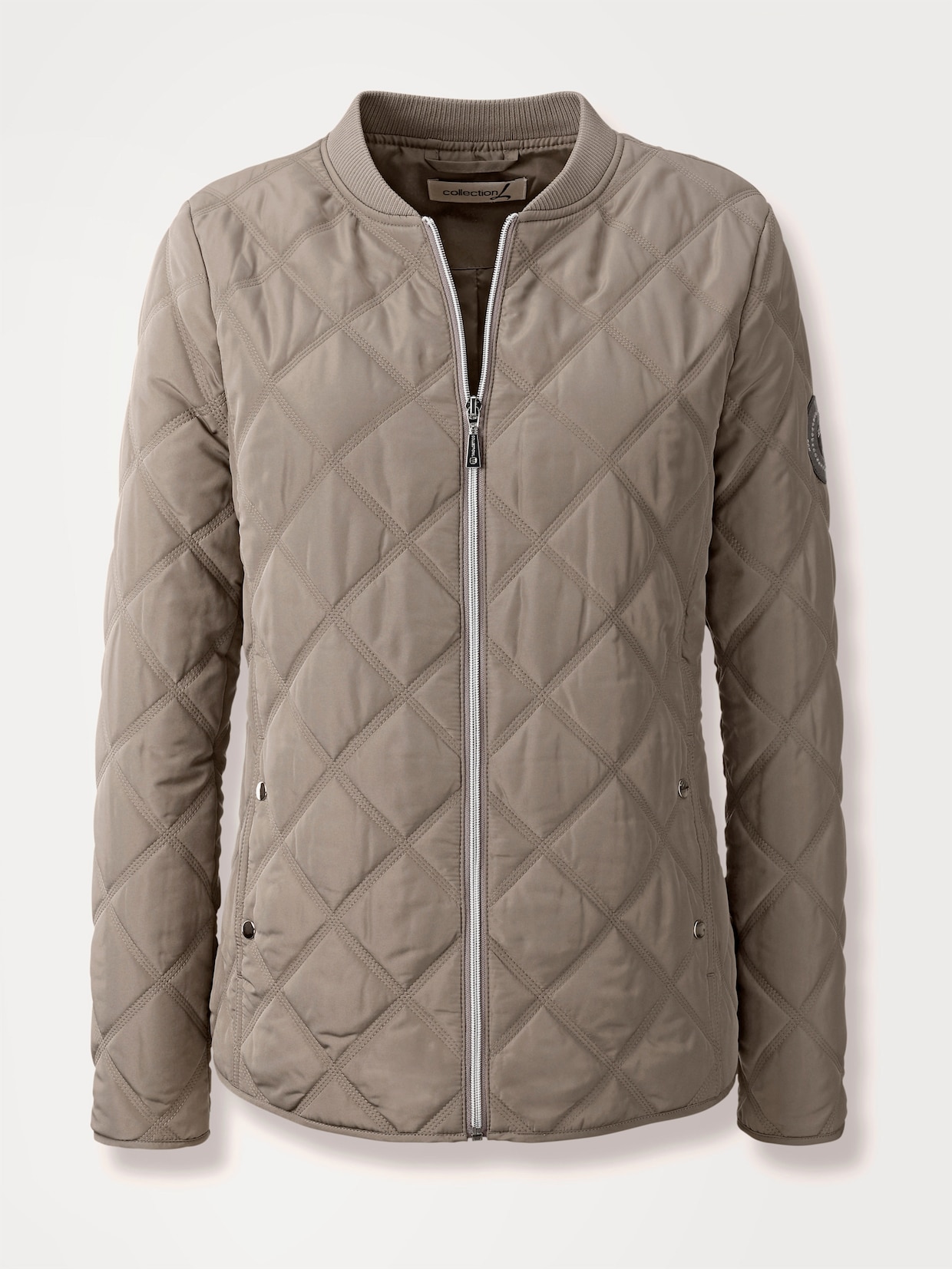 Steppjacke - taupe