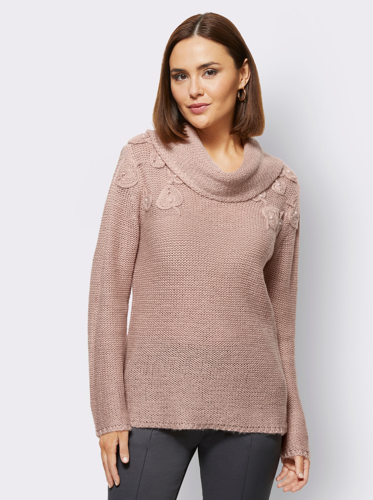 Strickpullover - puder