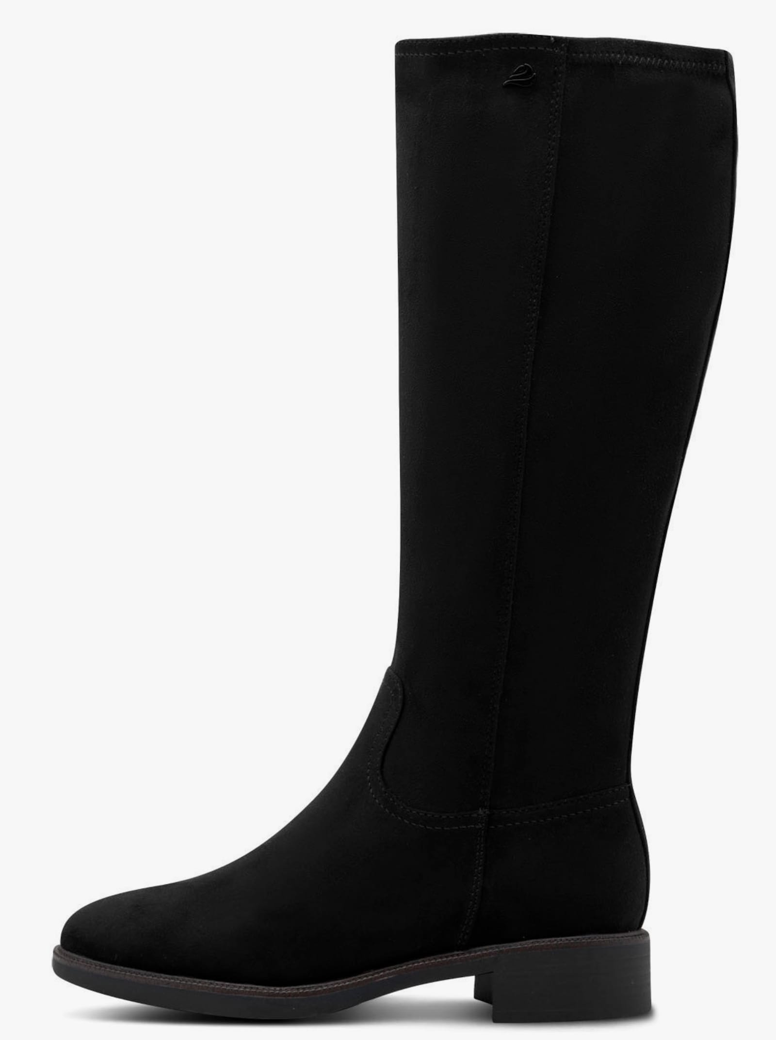 Jana Stiefel mit Stretch-Einsatz - schwarz