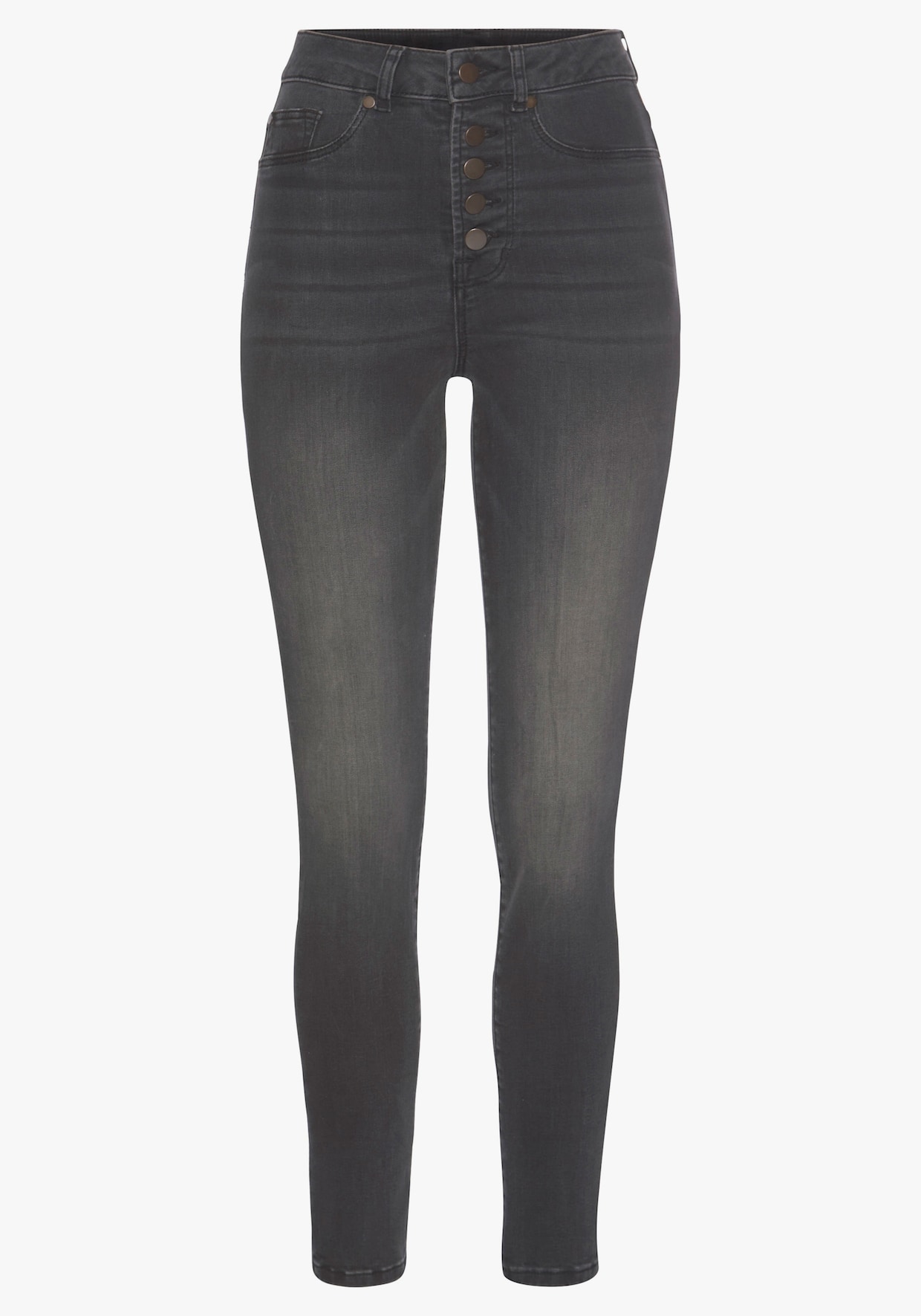 LASCANA High waist jeans - black washed
