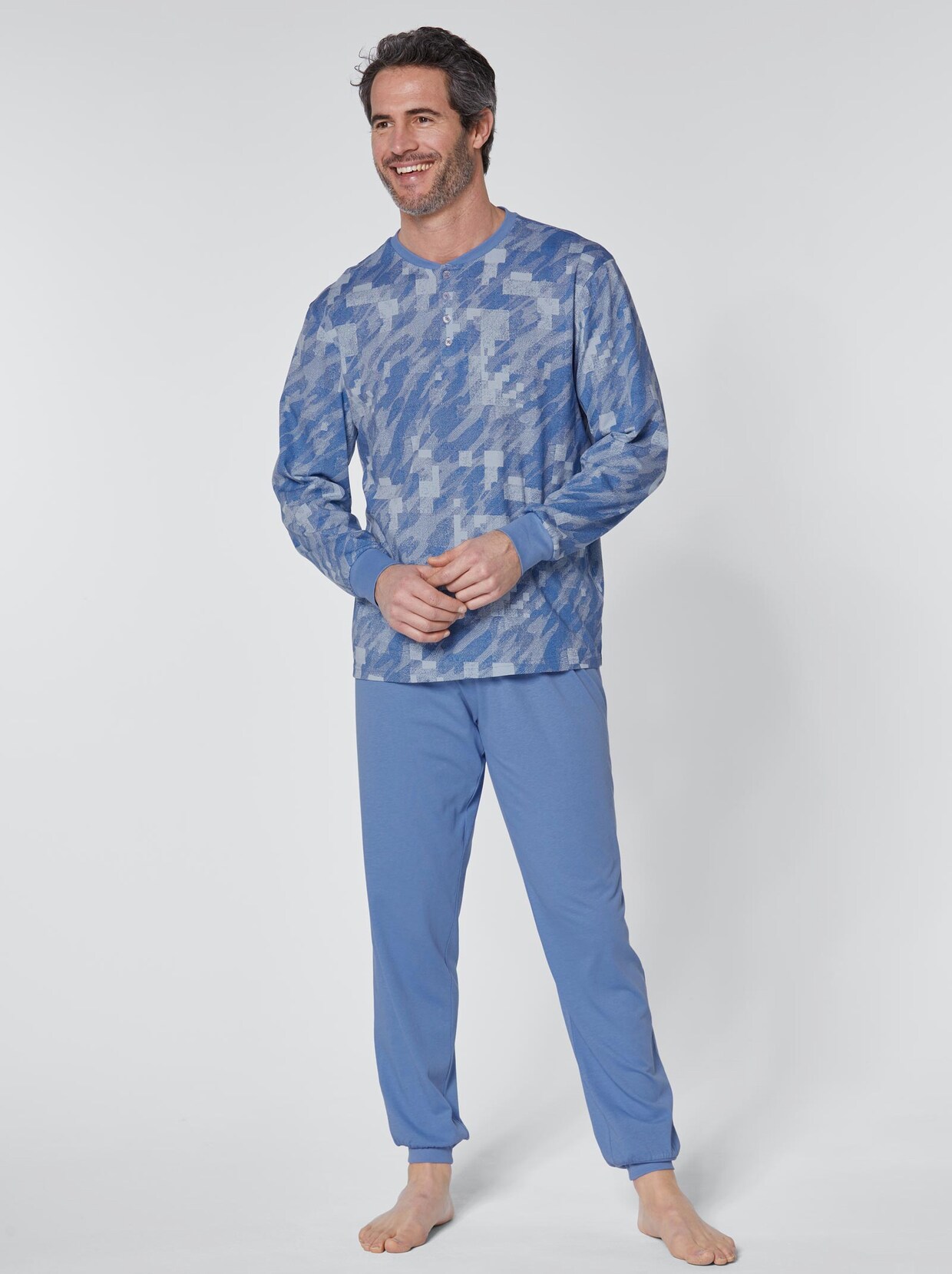 wäschepur Schlafanzüge - bleu + sesam