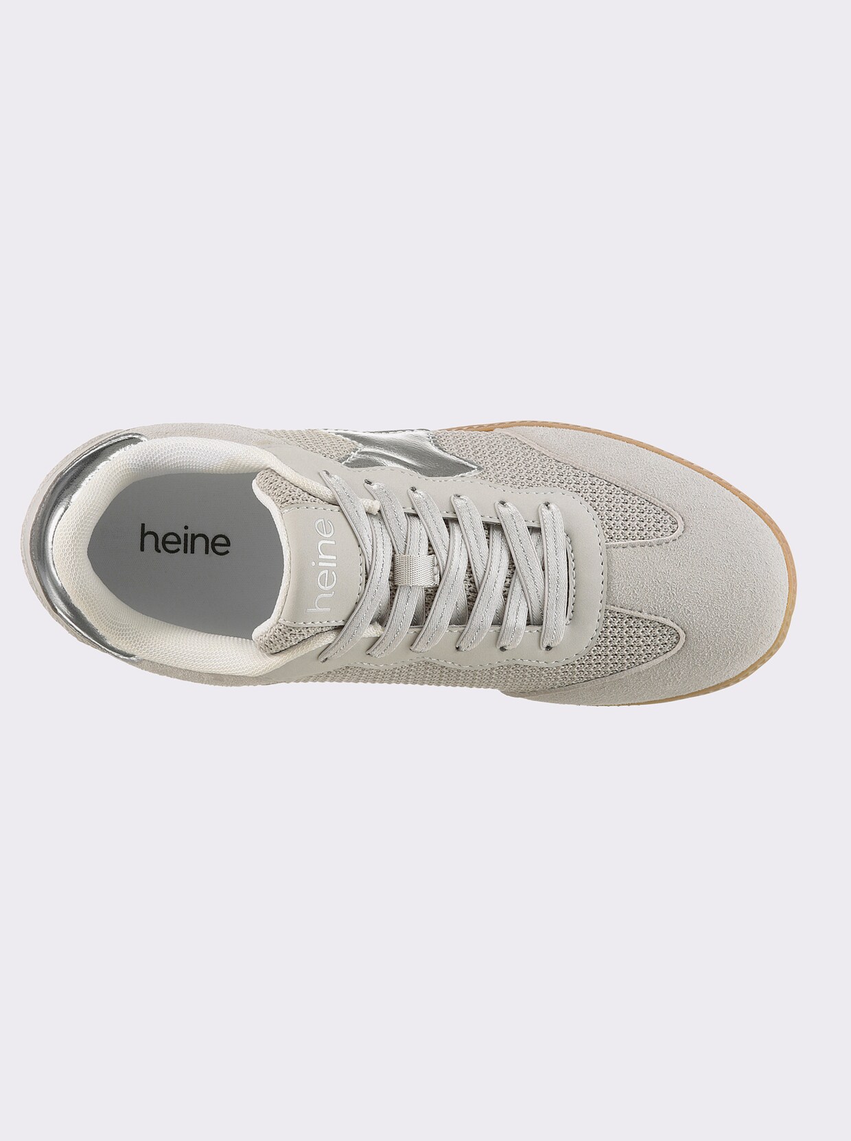 heine Sneaker - grau-silberfarben