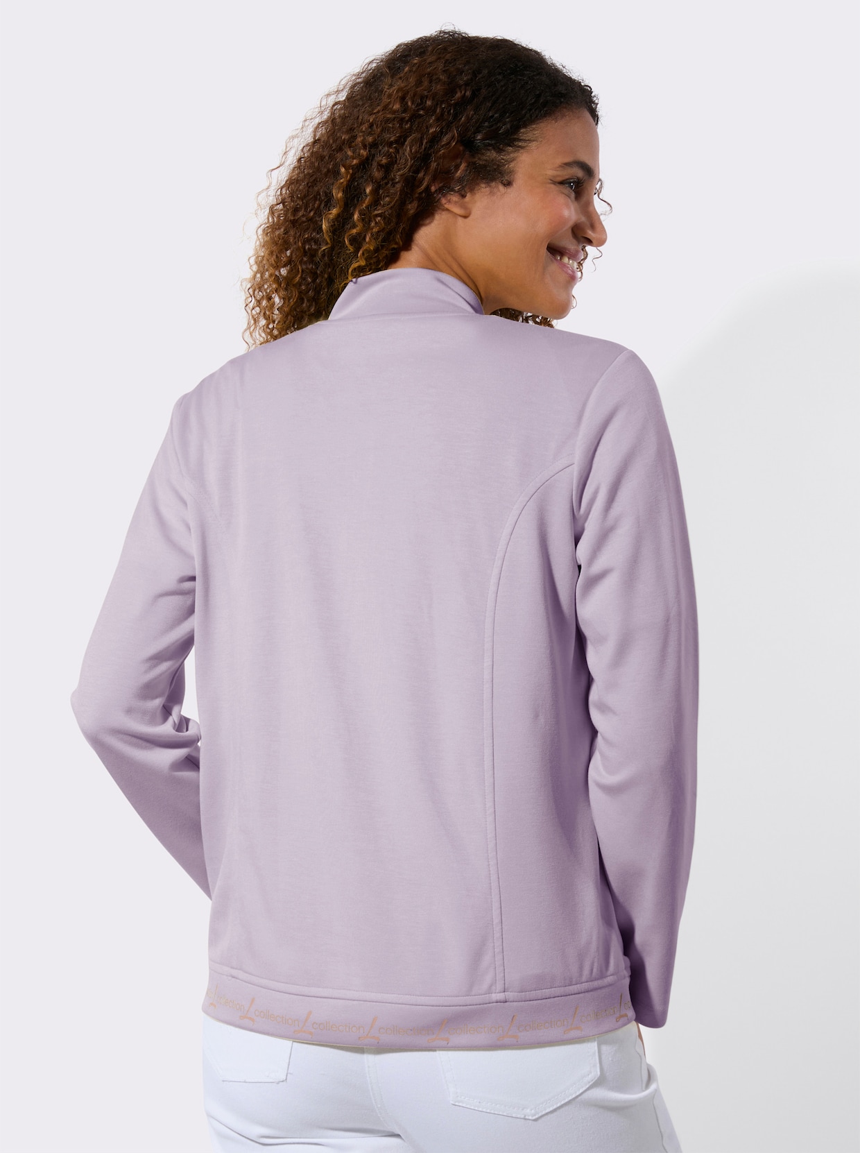 Shirtjacke - flieder