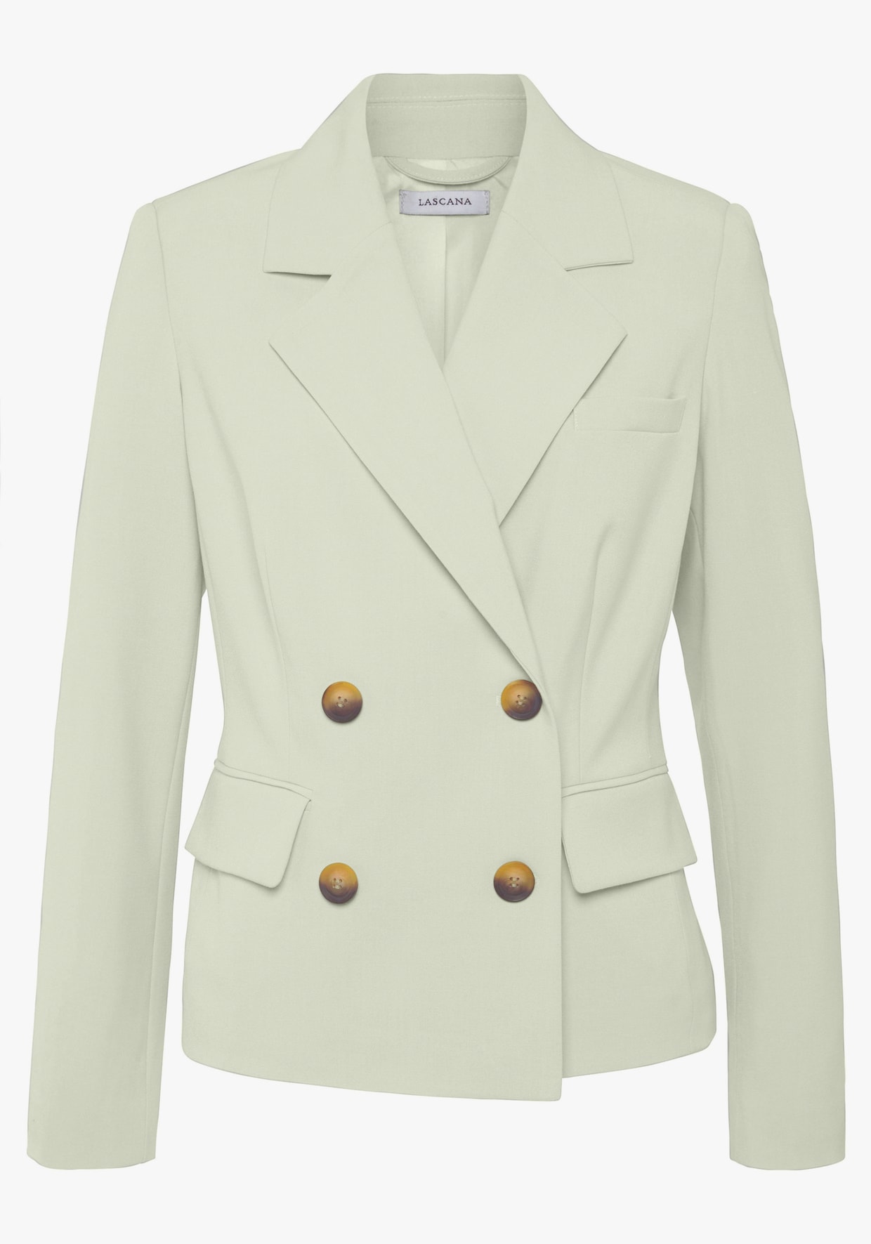 LASCANA Korte blazer - rietgroen