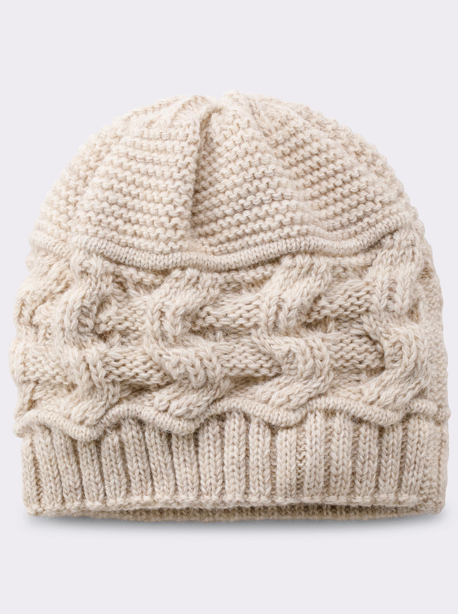 Strickmütze - beige