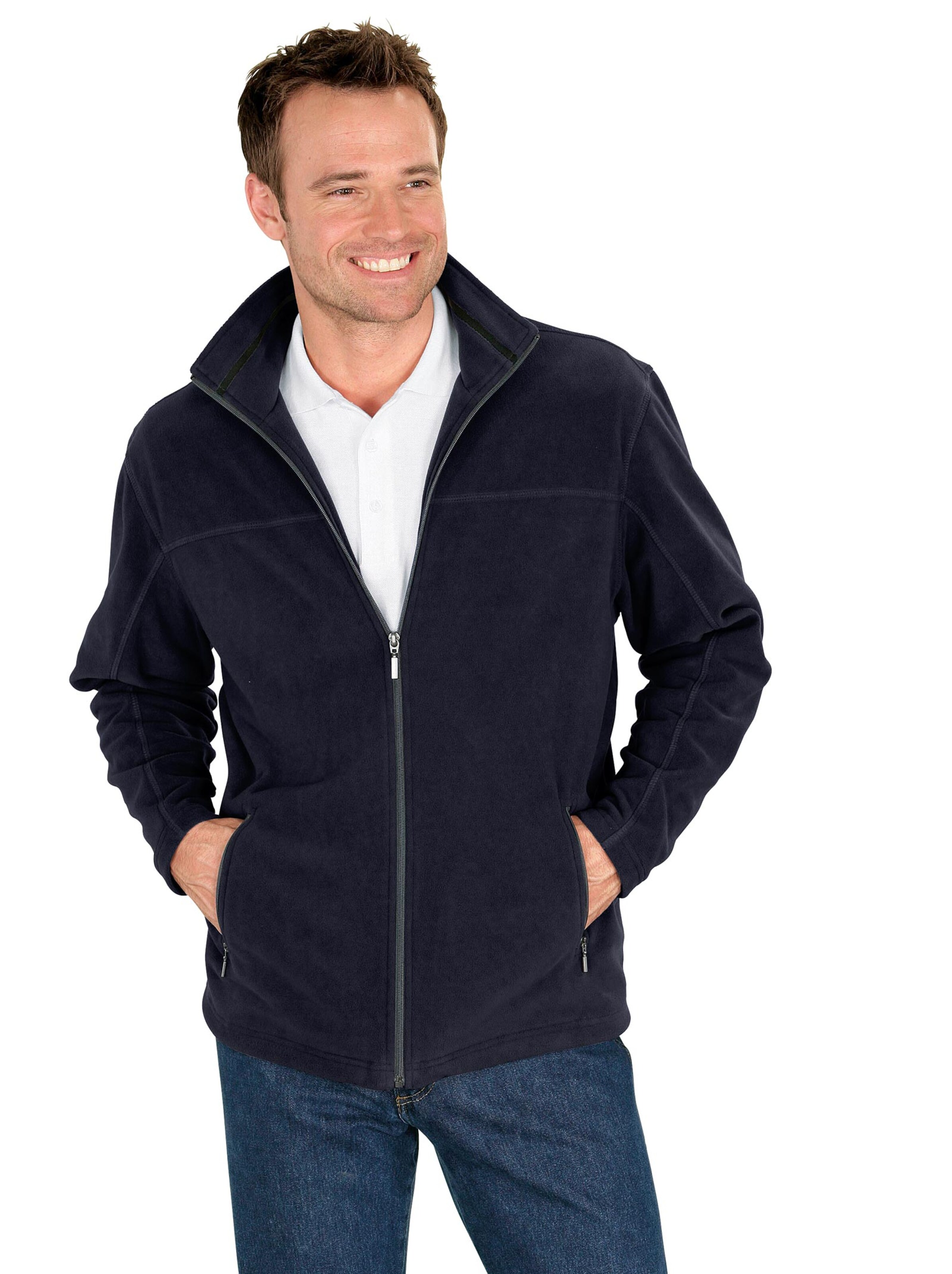 Fleece-Jacke - marine