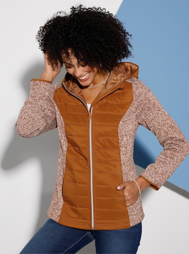 Steppjacke - cognac